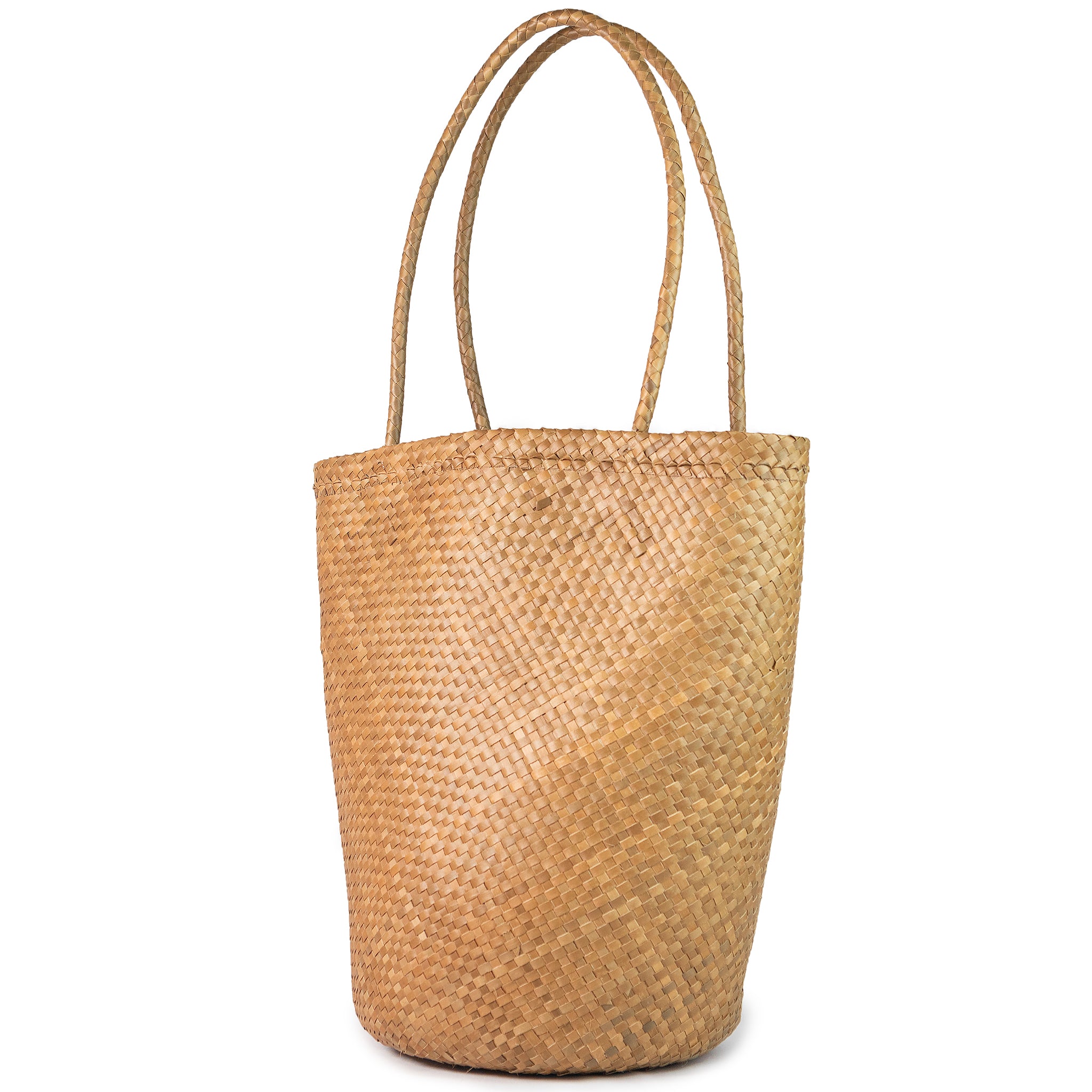 Tan Tote Shopper Market Bag
