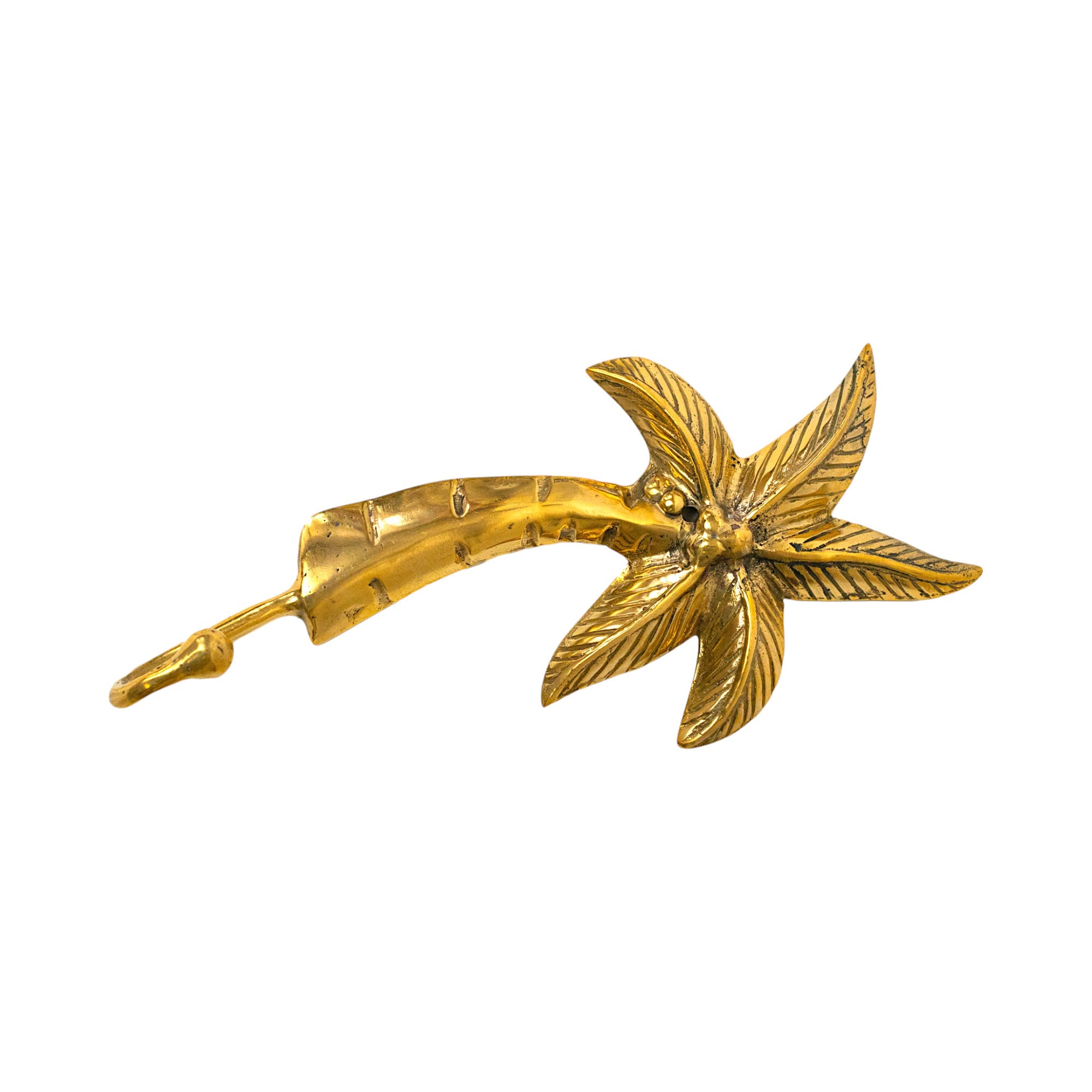 Brass Banana Tree Decorative Wall Hook