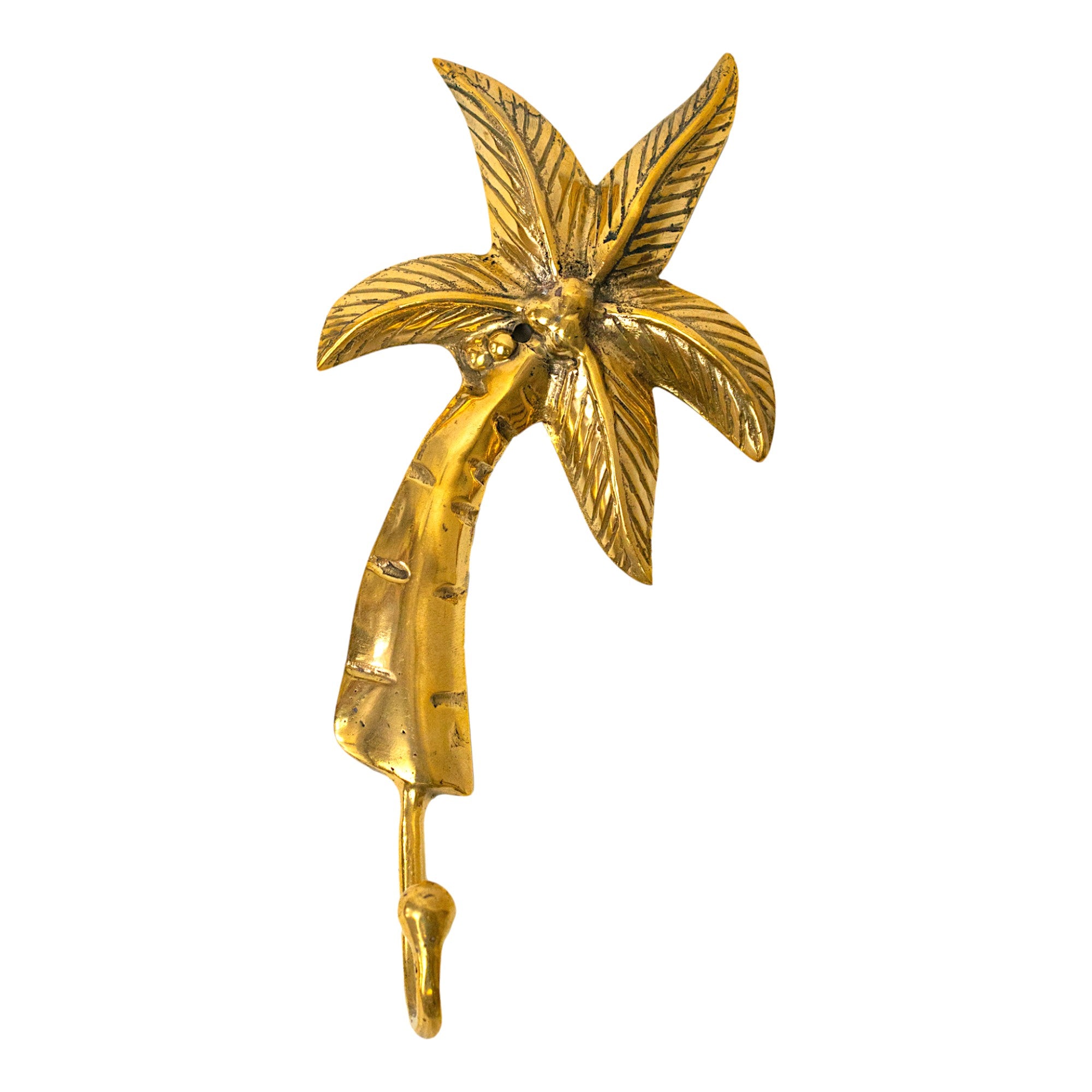 Brass Banana Tree Decorative Wall Hook
