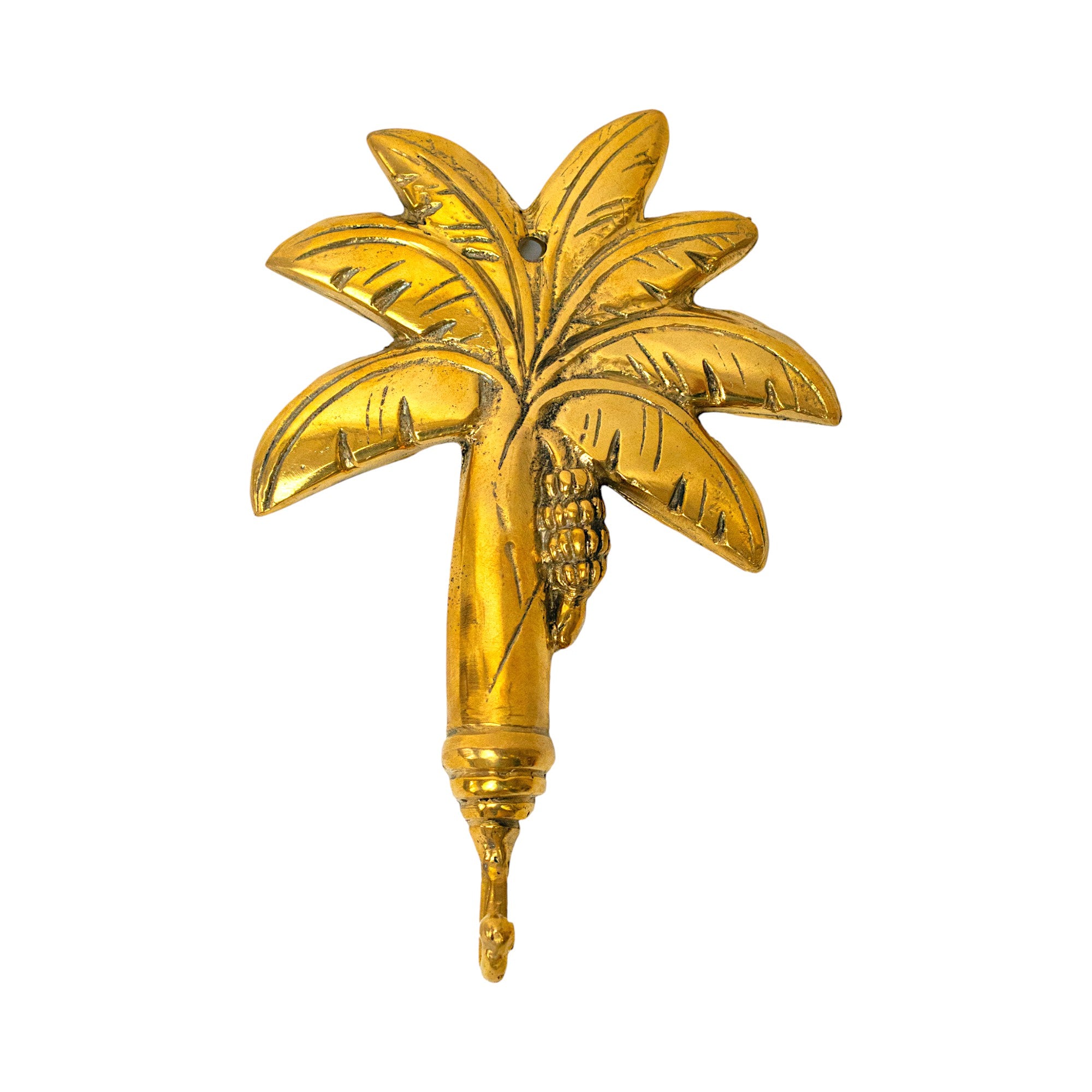 Brass Banana Tree Wall Hook