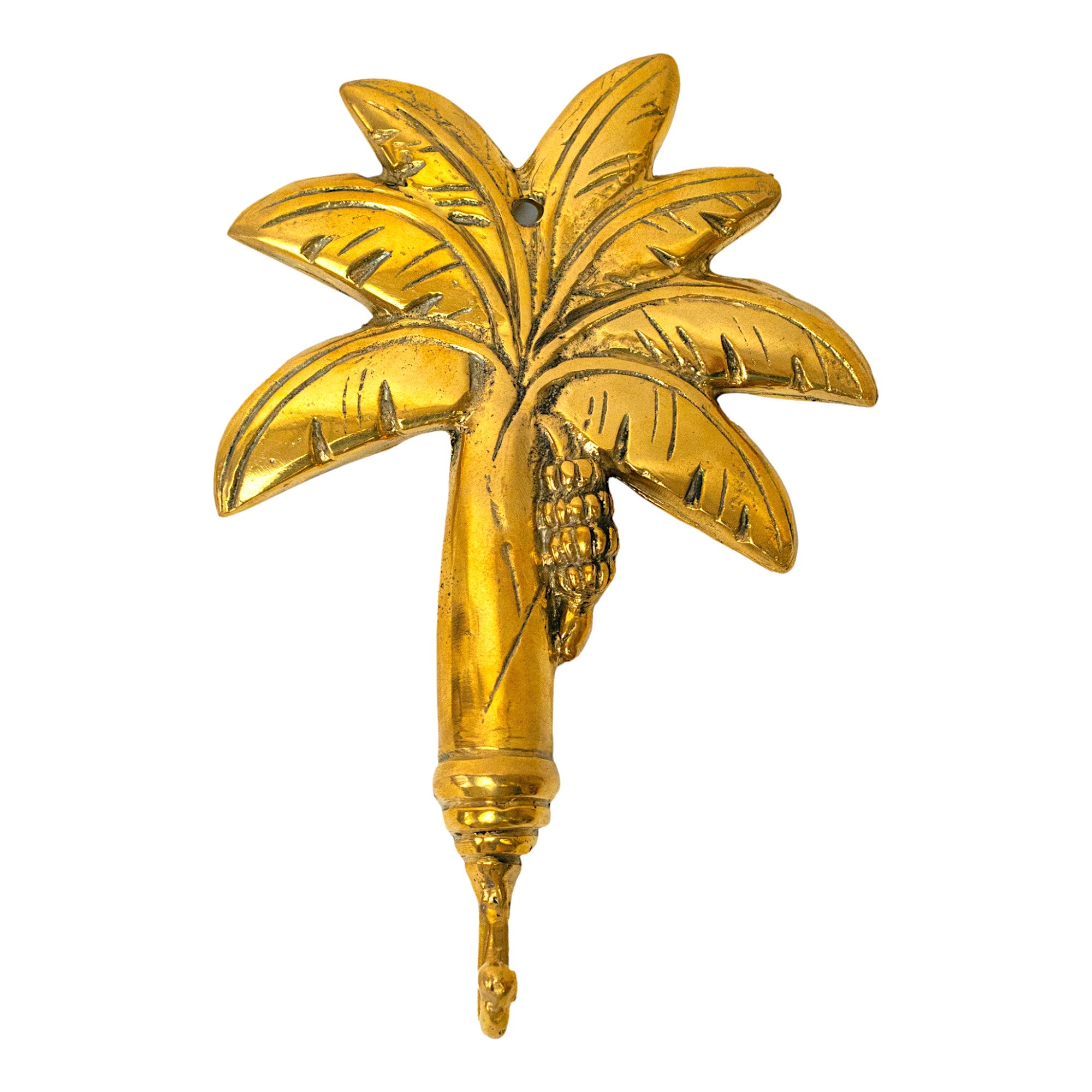 Brass Banana Tree Wall Hook