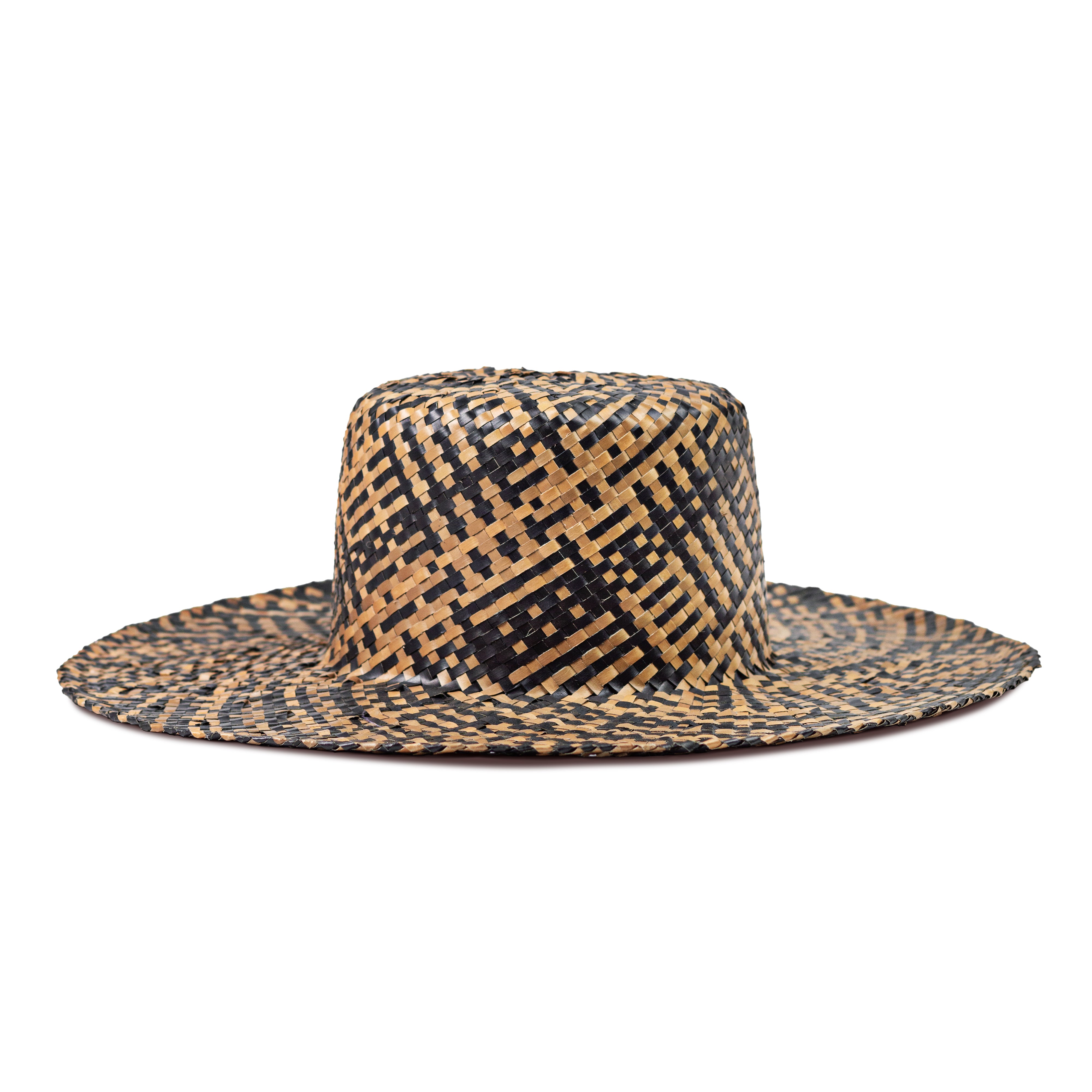 Multi Weave Palm Leaf Sun Hat
