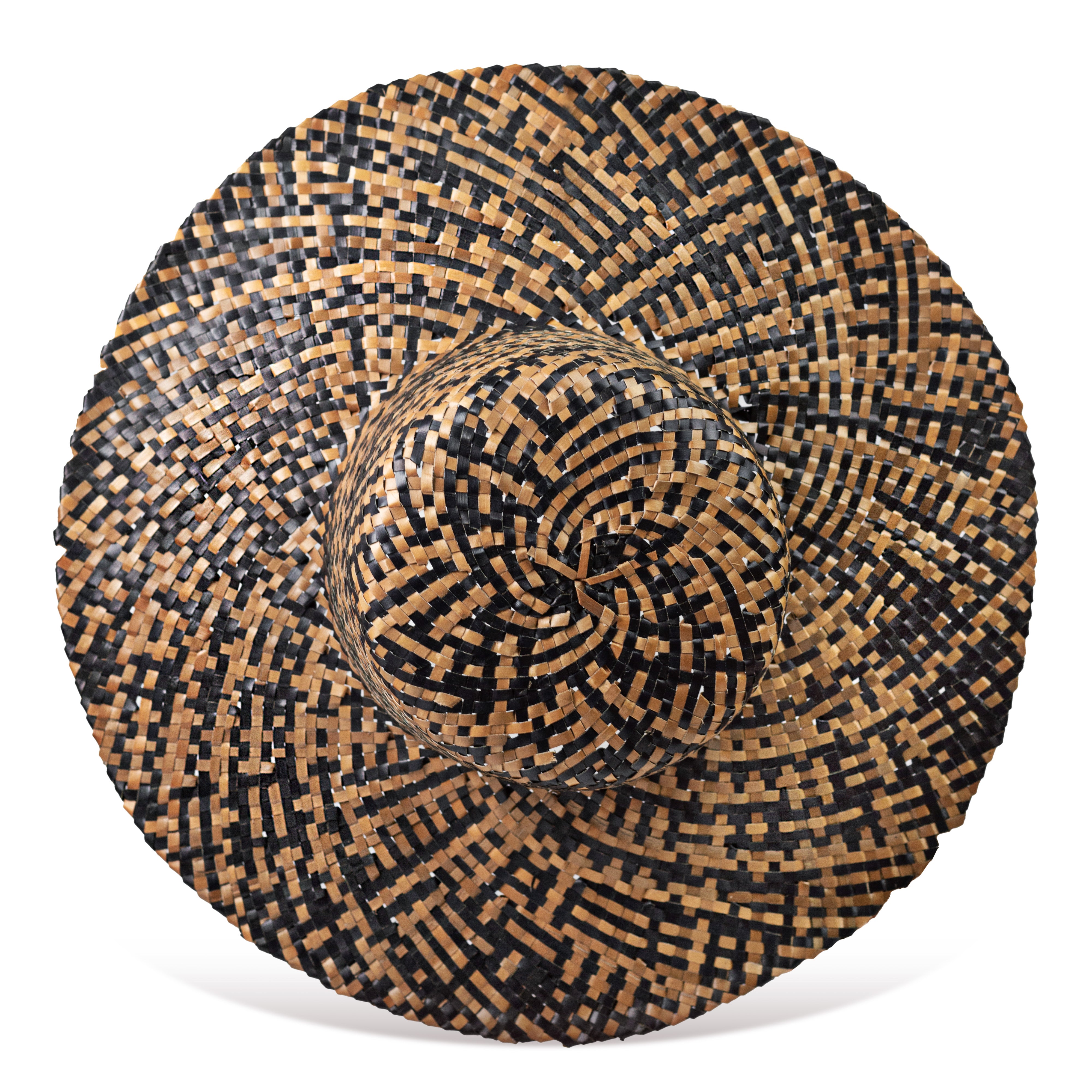 Multi Weave Palm Leaf Sun Hat