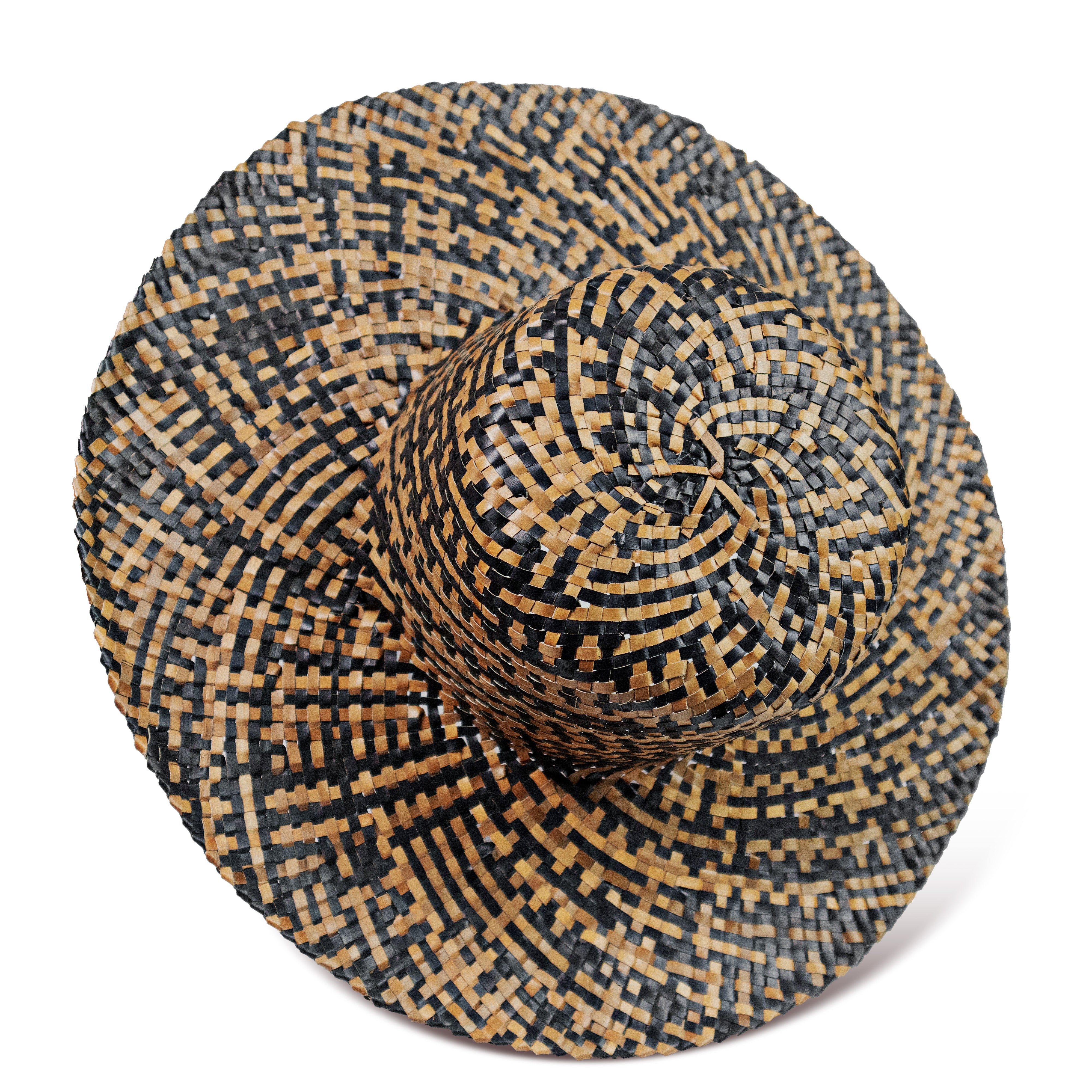 Multi Weave Palm Leaf Sun Hat