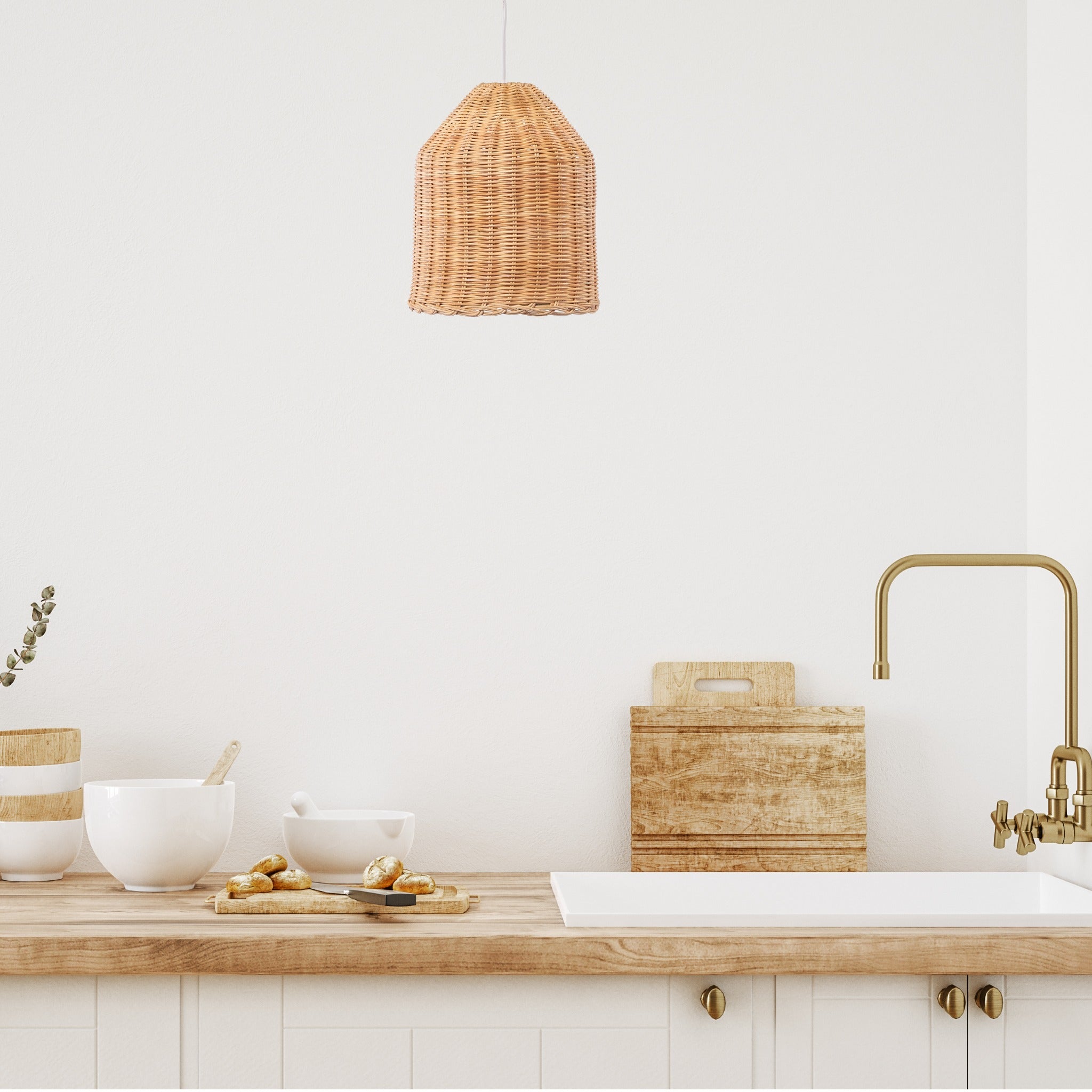 Harmony Rattan Pendant Ceiling Light