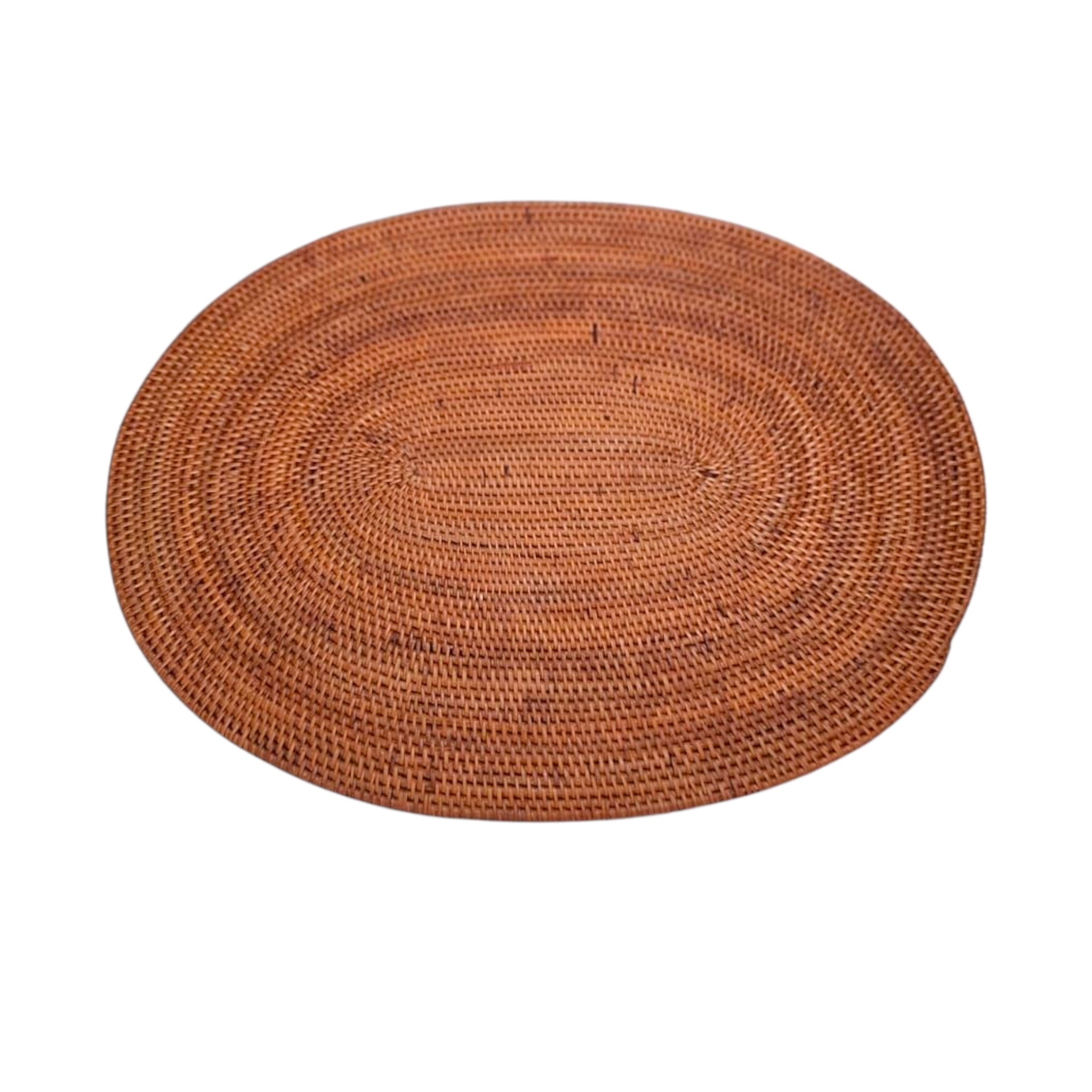 16 inch oval rattan placemat