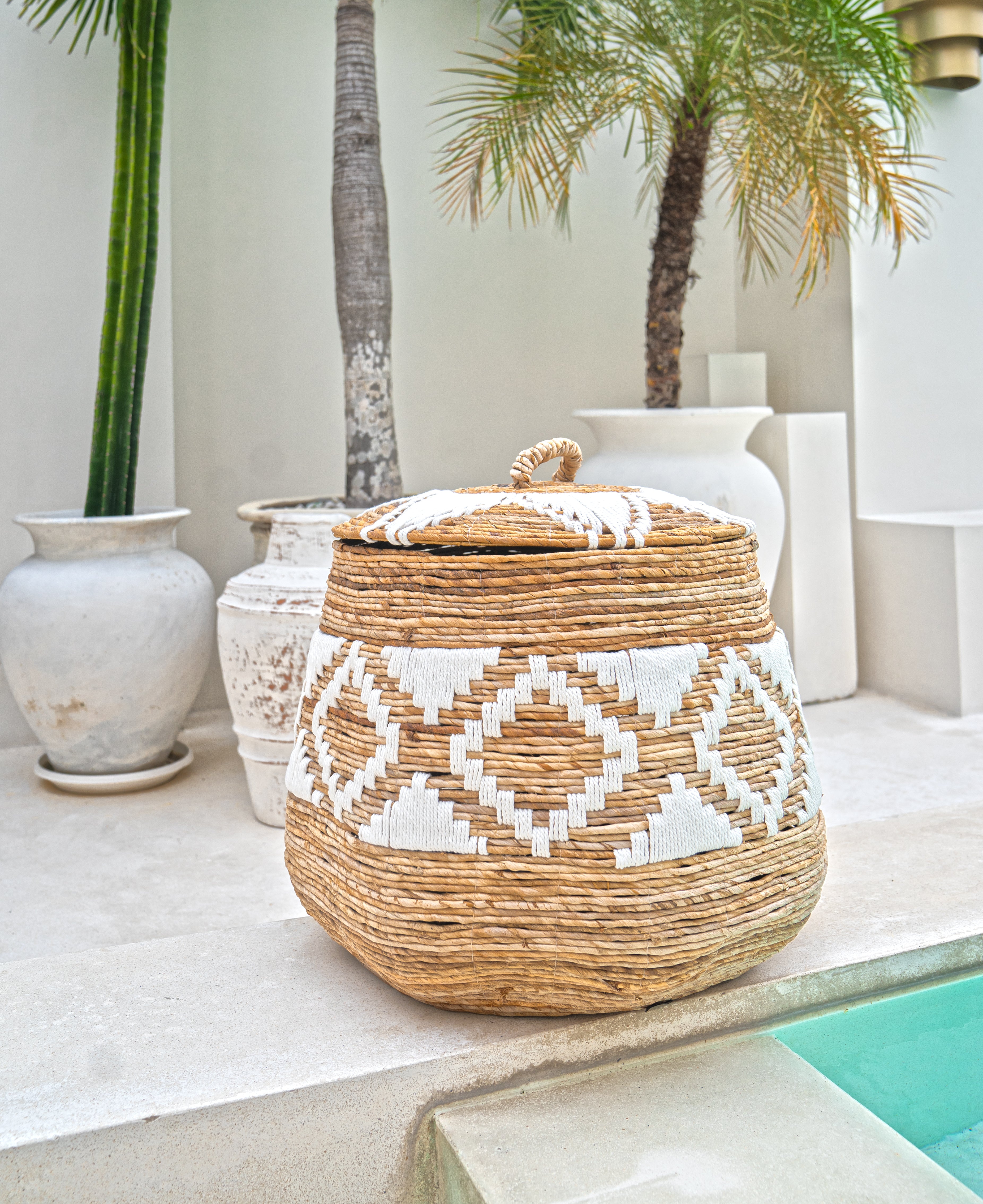 Banana Leaf Round Baskets