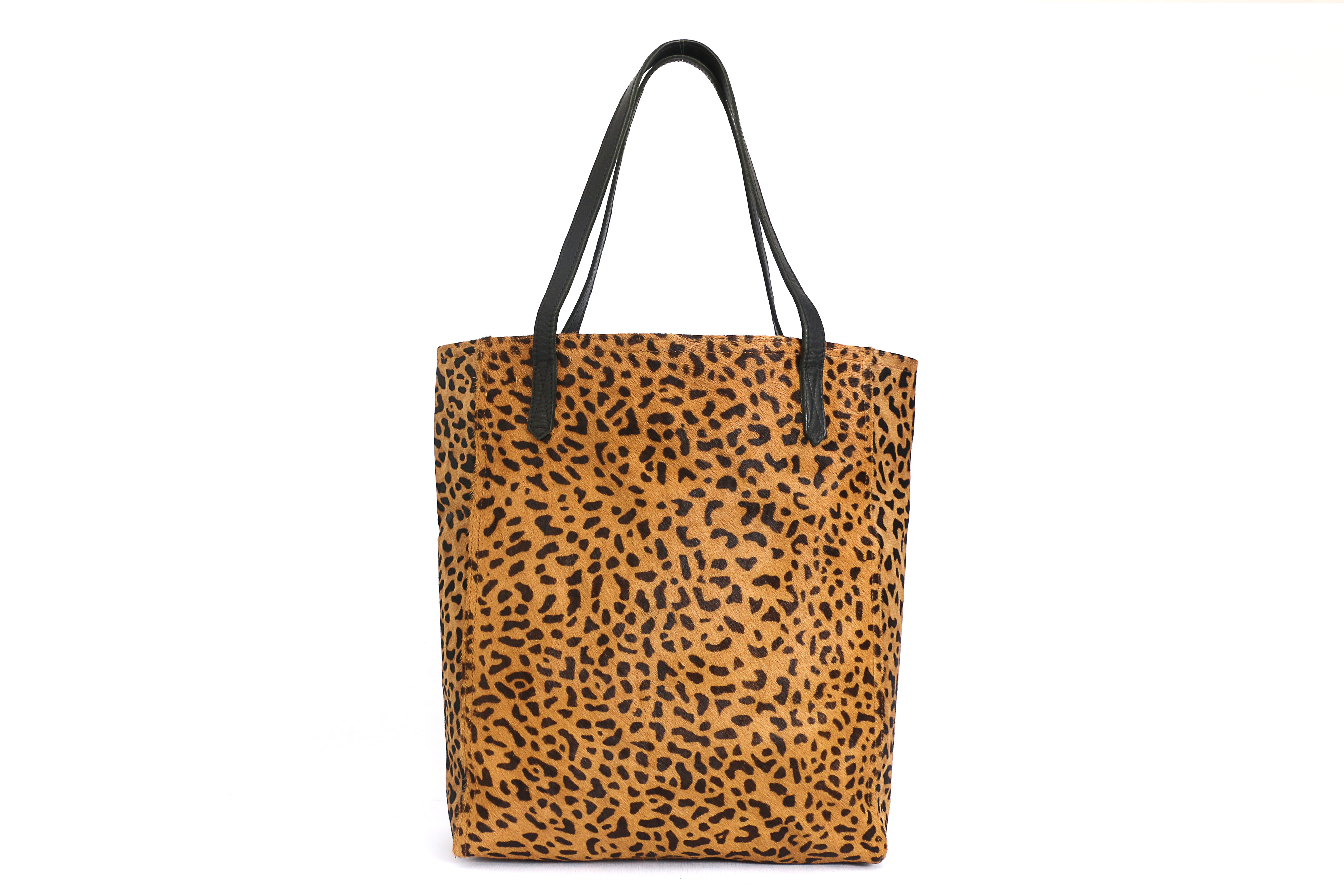 Shopper Tote in Exclusive Leopard Calf Hair Leather