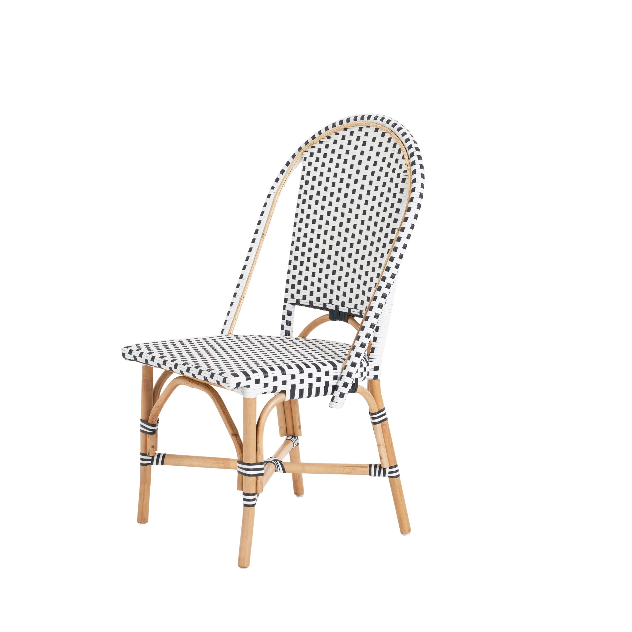 The Parisian Bistro Dining Chair-Black and White