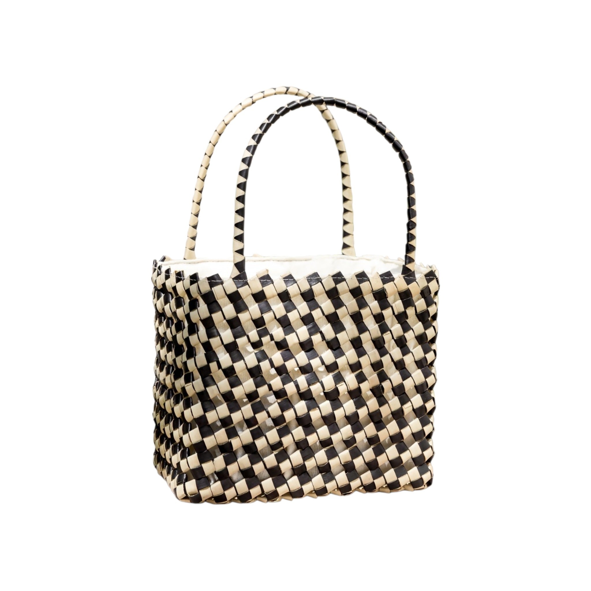 Petite Parisian Woven Tote Bag