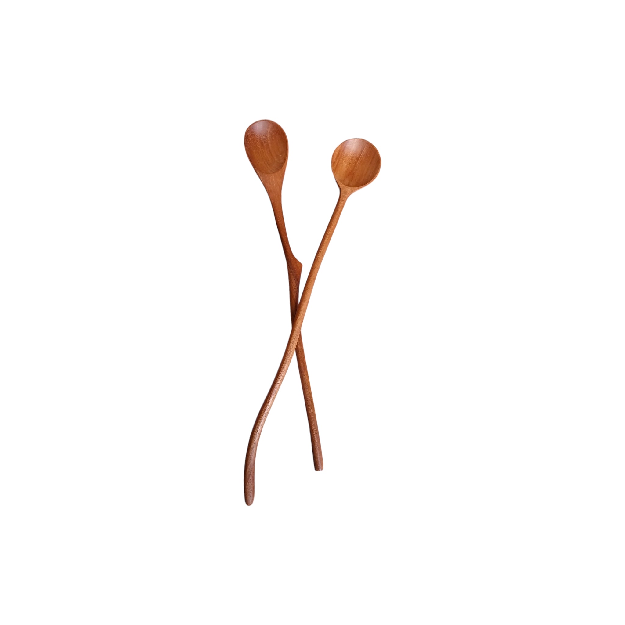 Wavy and Leaf Spoon-Set of 2pc