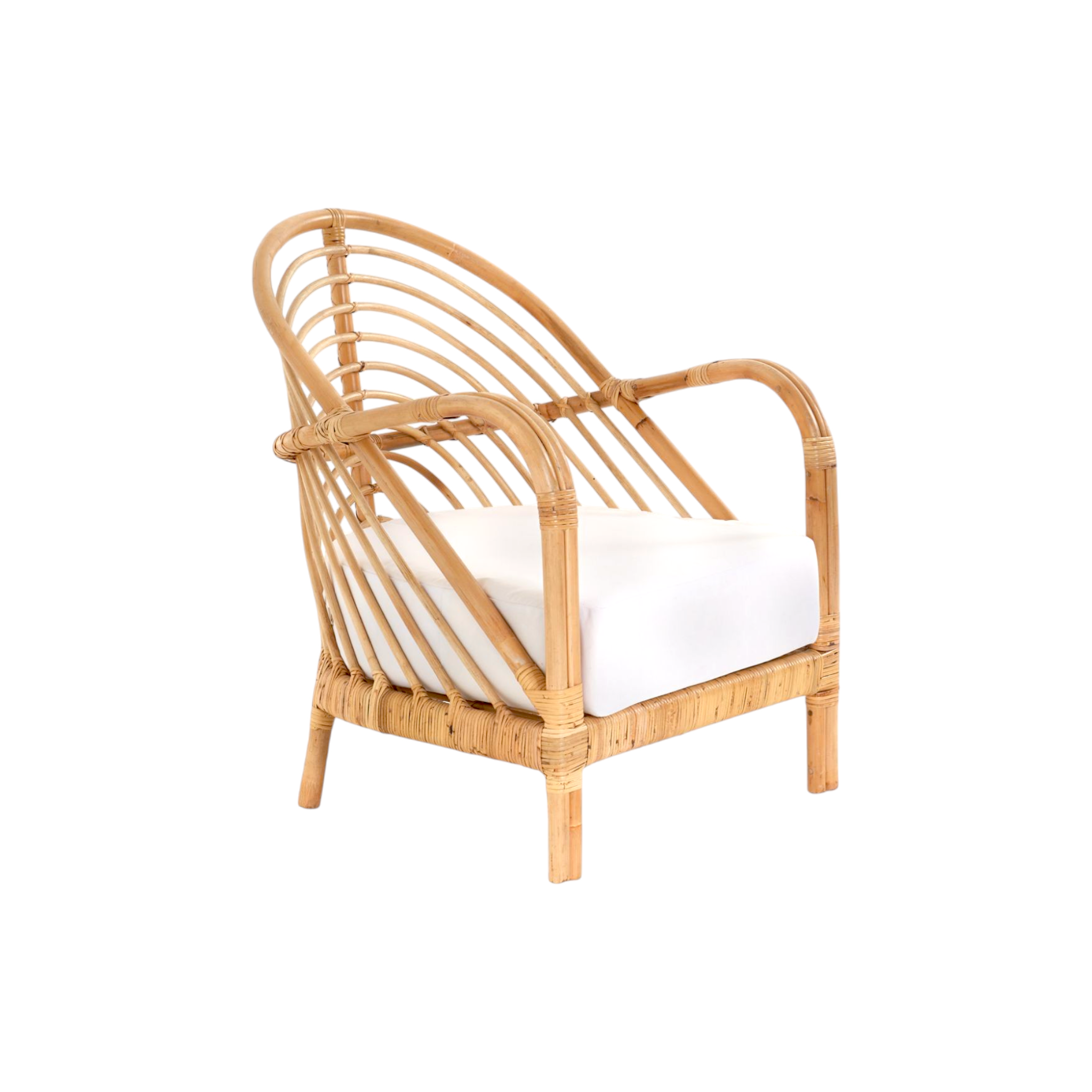 Monaco Rattan Lounge Accent Chair