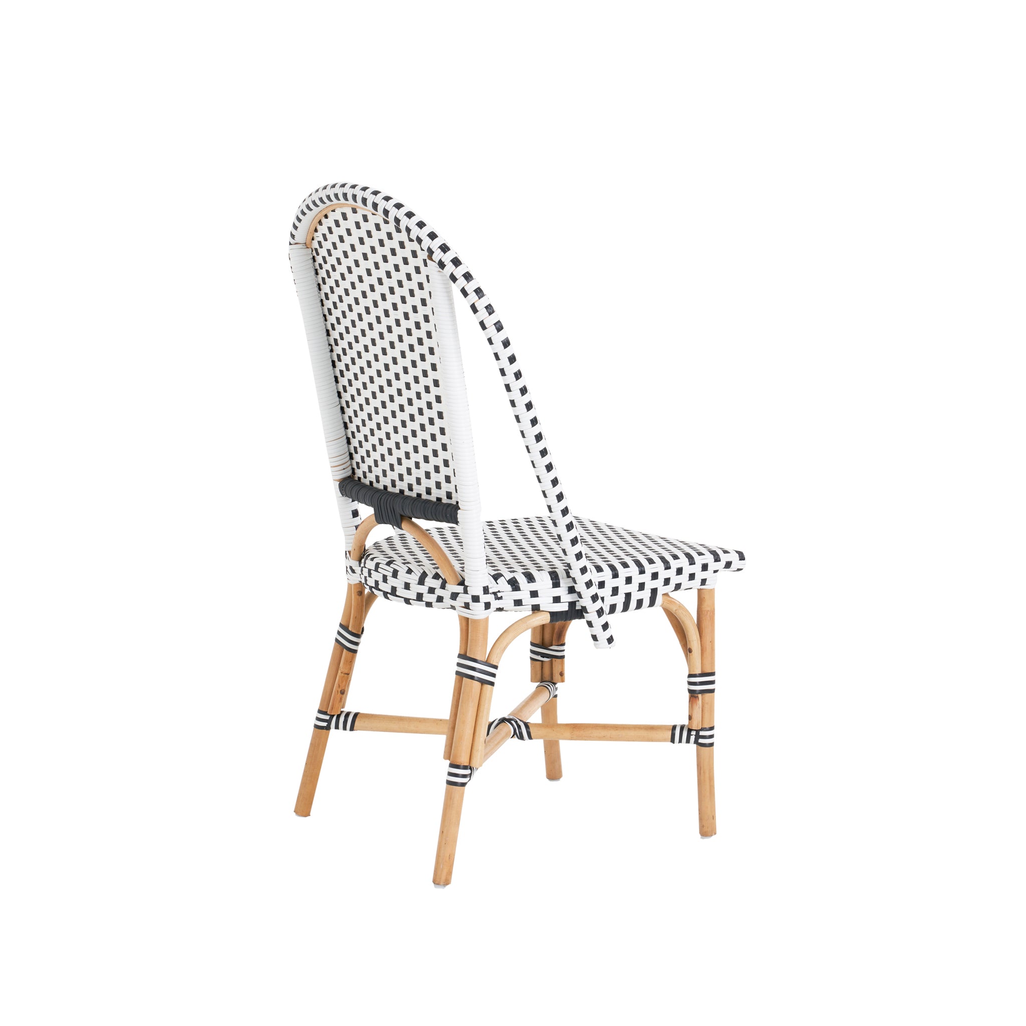 The Parisian Bistro Dining Chair-Black and White