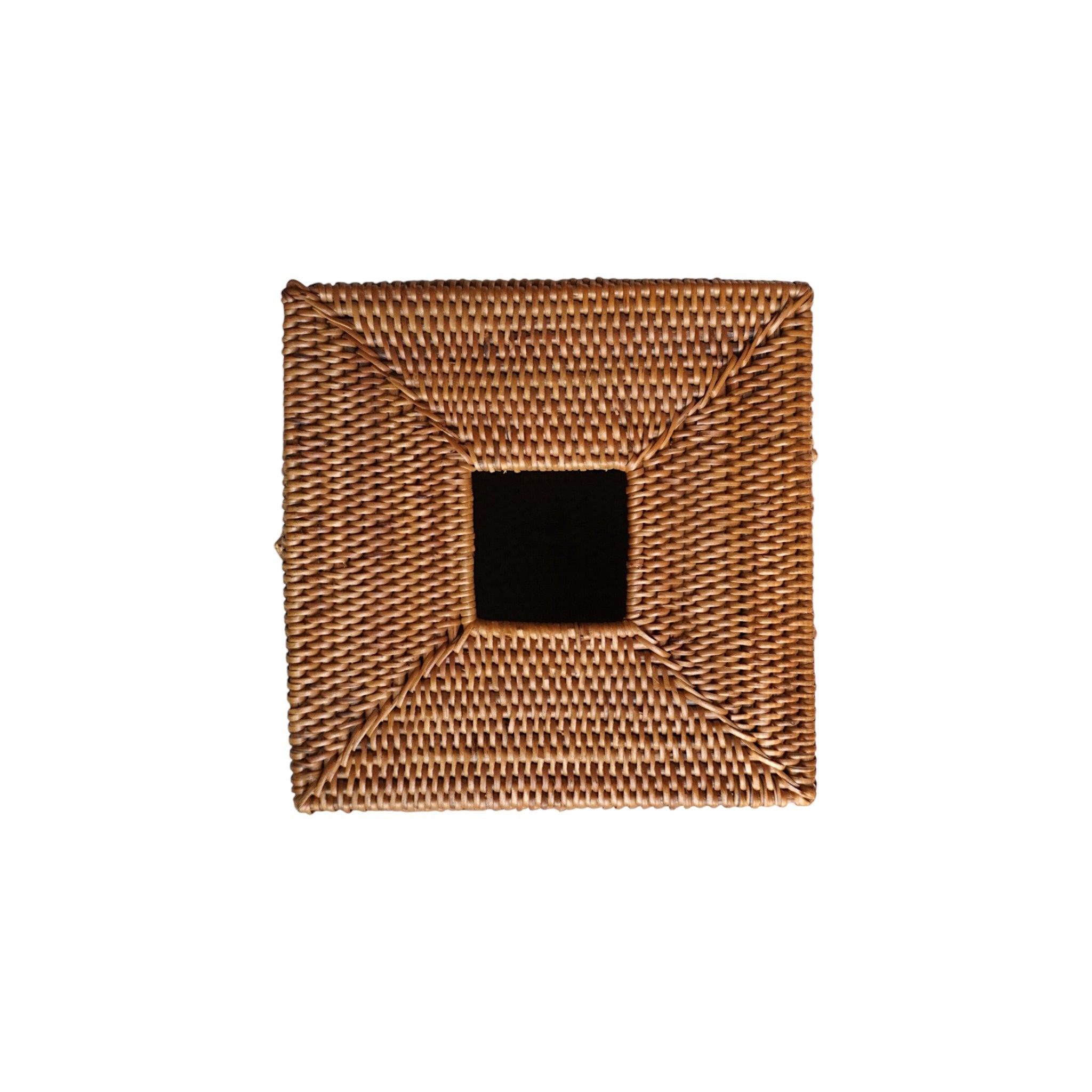 Square Rattan Tissue Box Cover