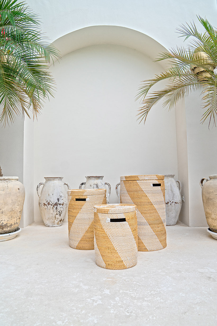 Rattan Laundry Hamper with lid