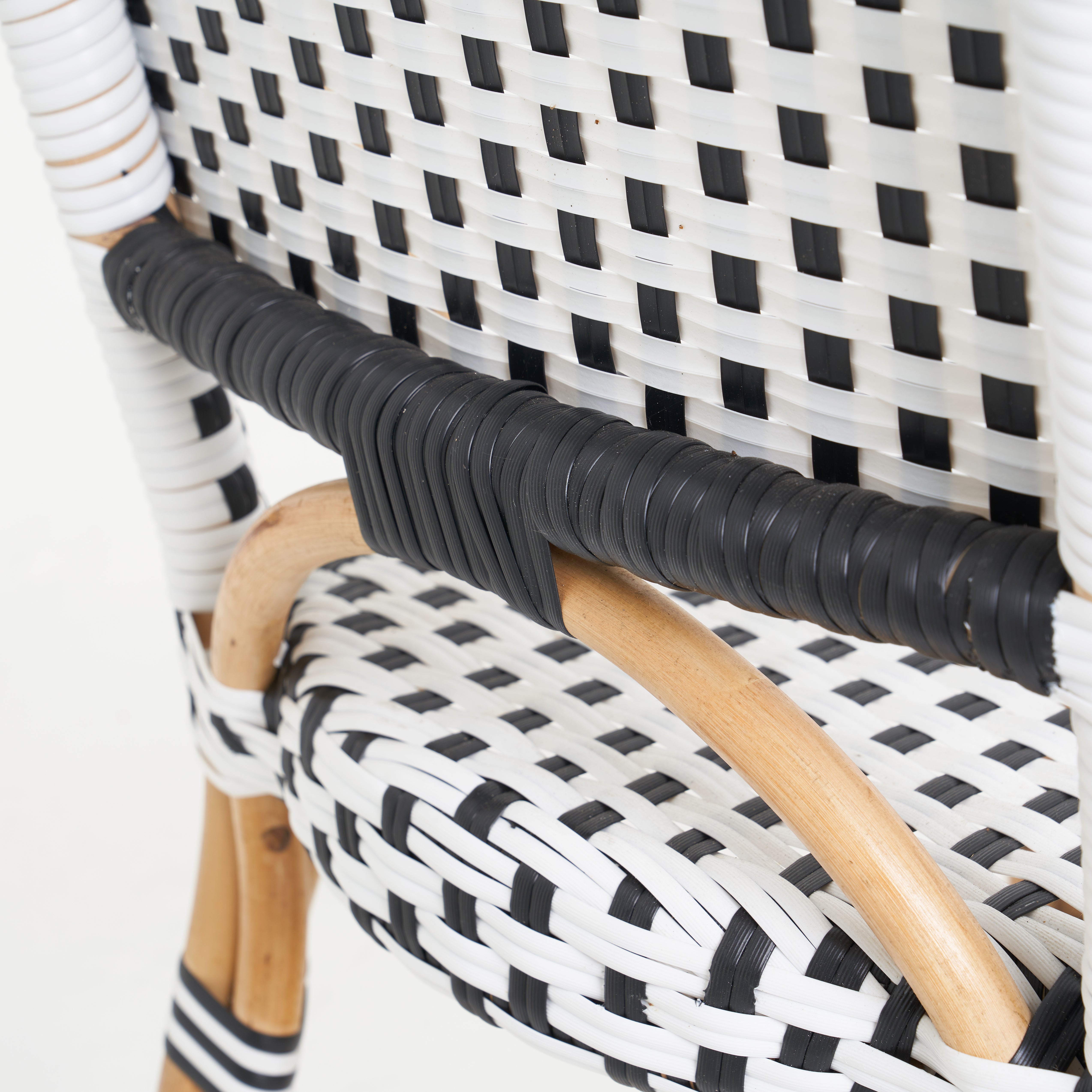 The Parisian Bistro Dining Chair-Black and White