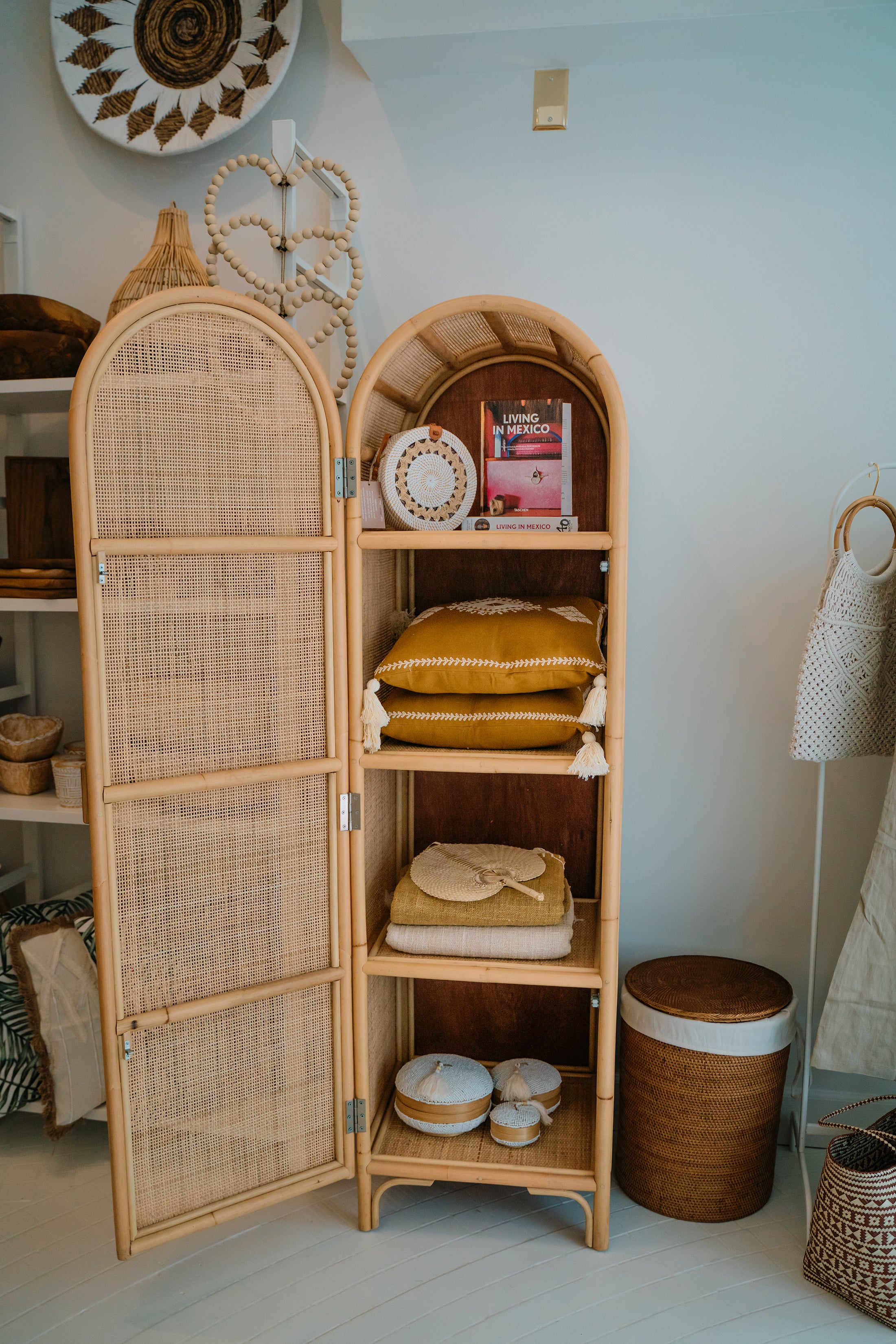 Single Arched Bedroom Armoire Closet