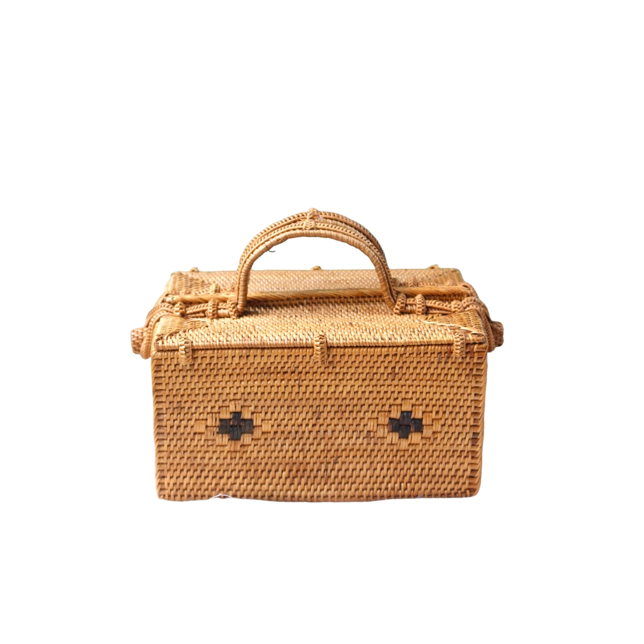 Rattan Picnic Basket-Small