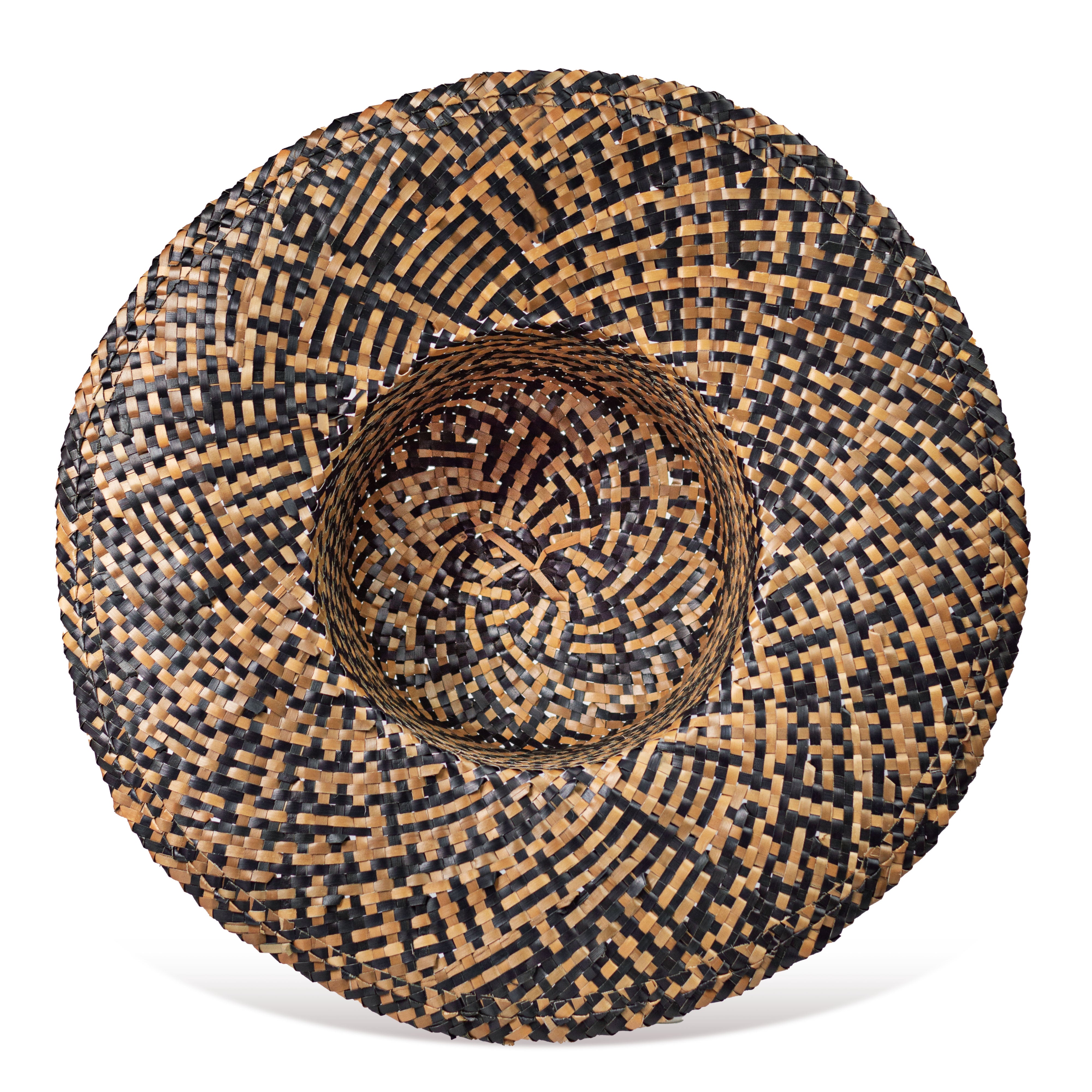 Multi Weave Palm Leaf Sun Hat