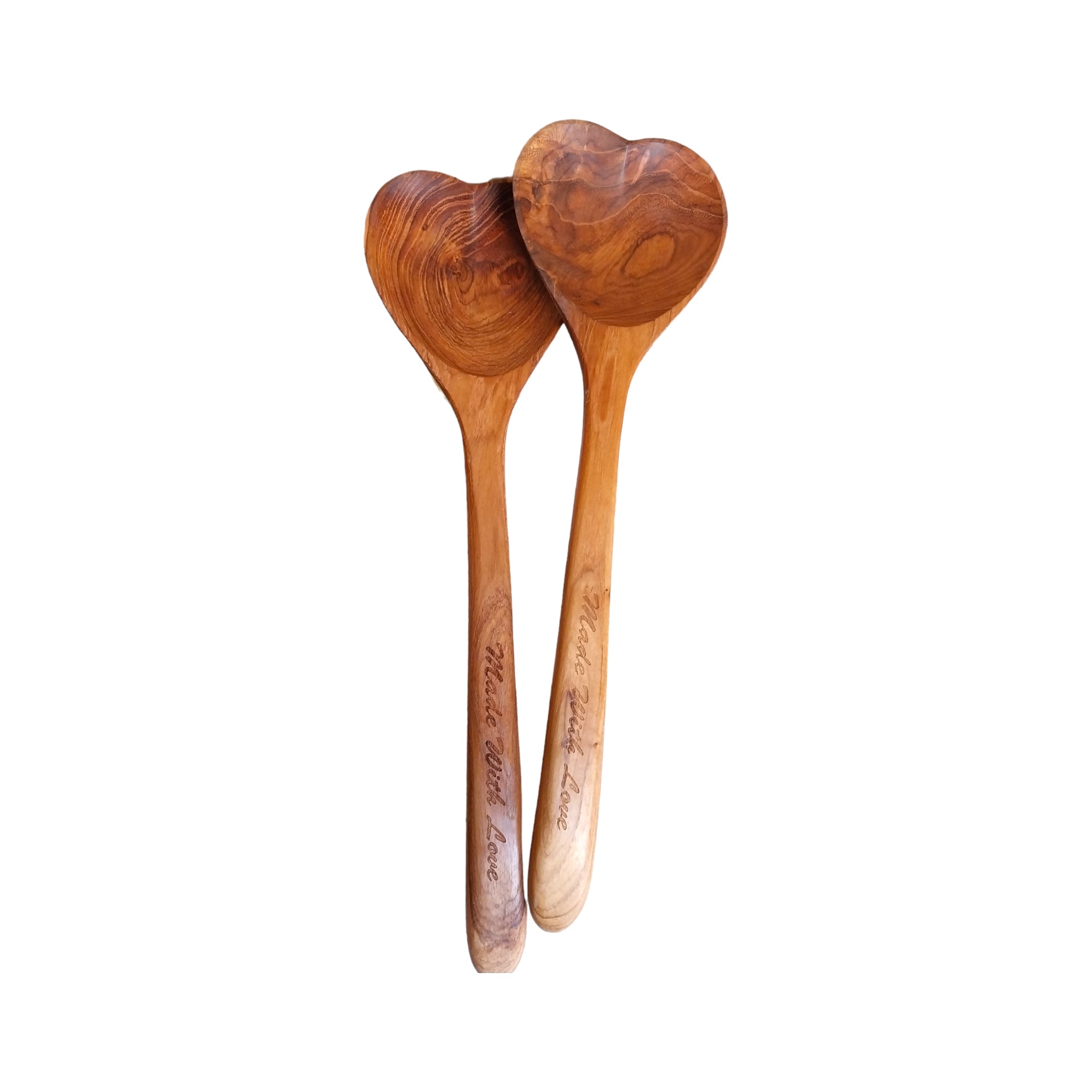 Heart Shaped Salad Spoon-Set of 2