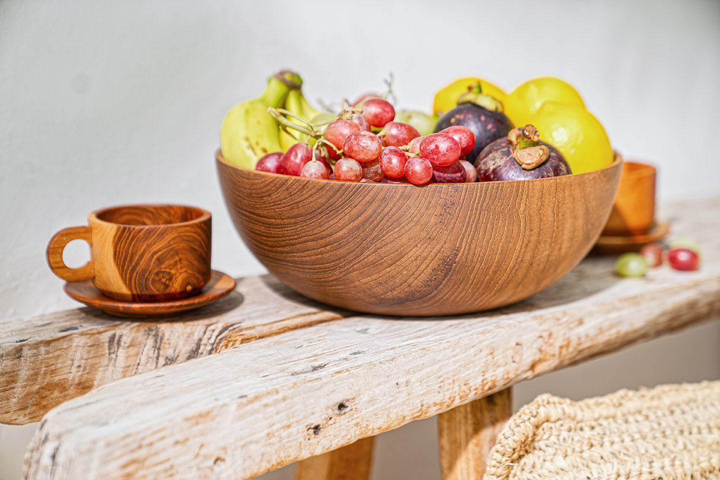 Large Teak Root Salad Bowl