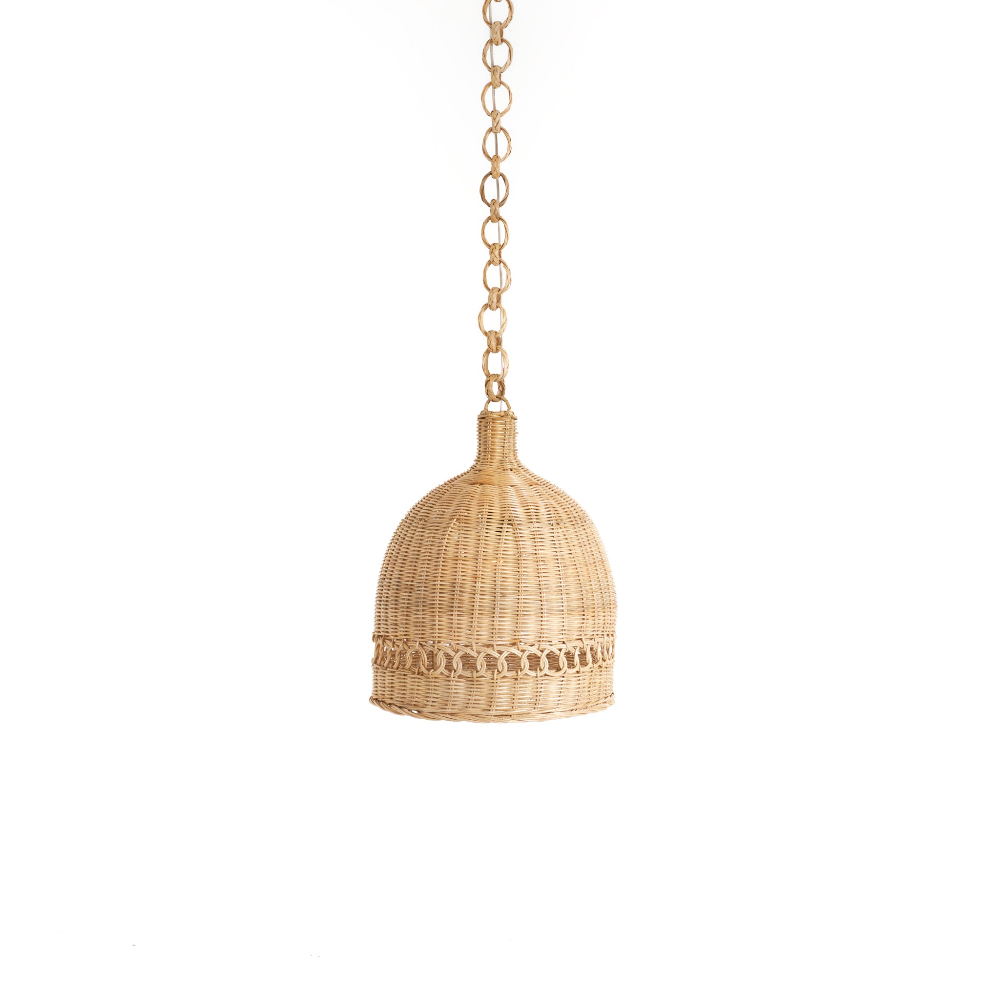 Wicker Pendant Hanging Ceiling Light Fixture
