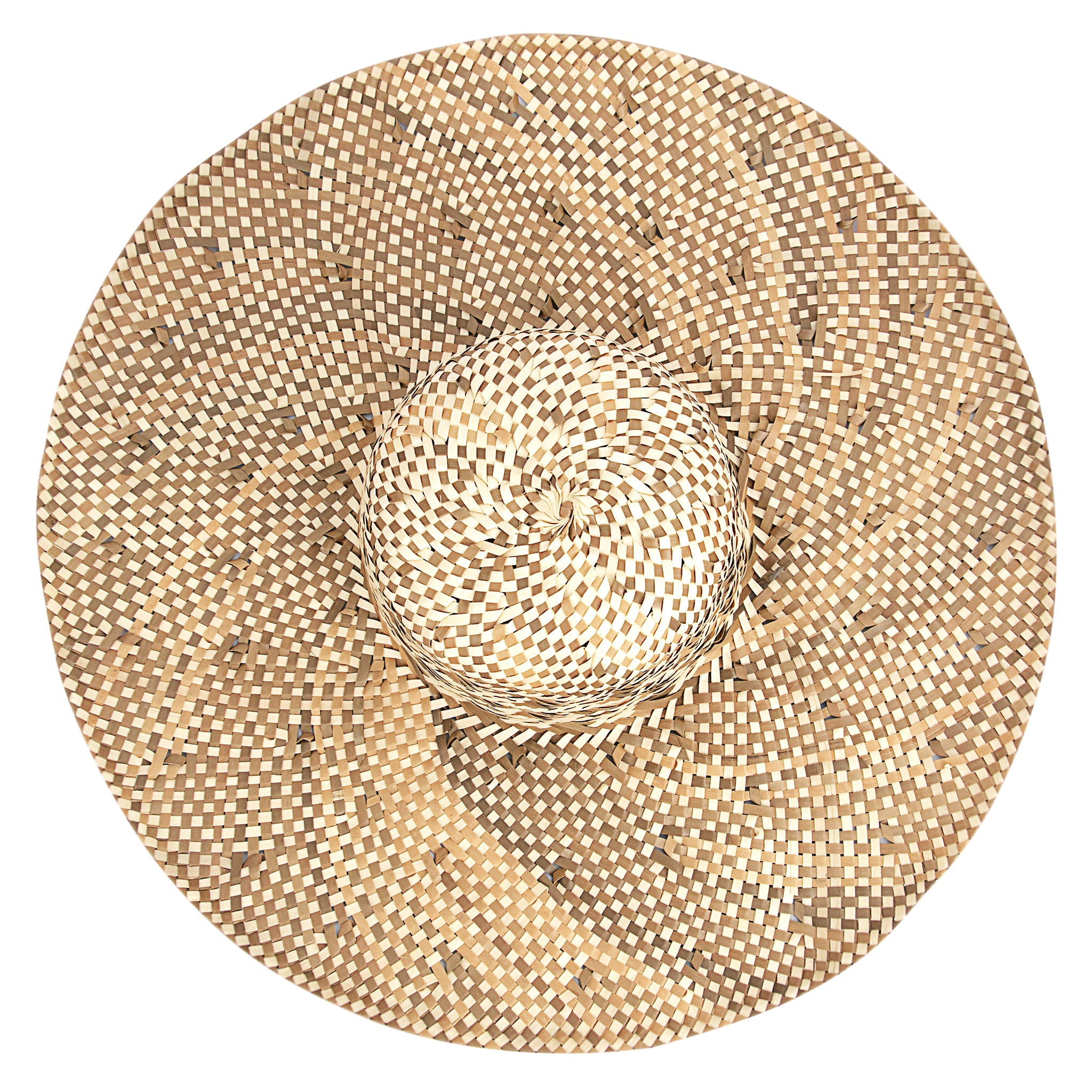 Wide Brim Neutral Color Beach Sun Hat