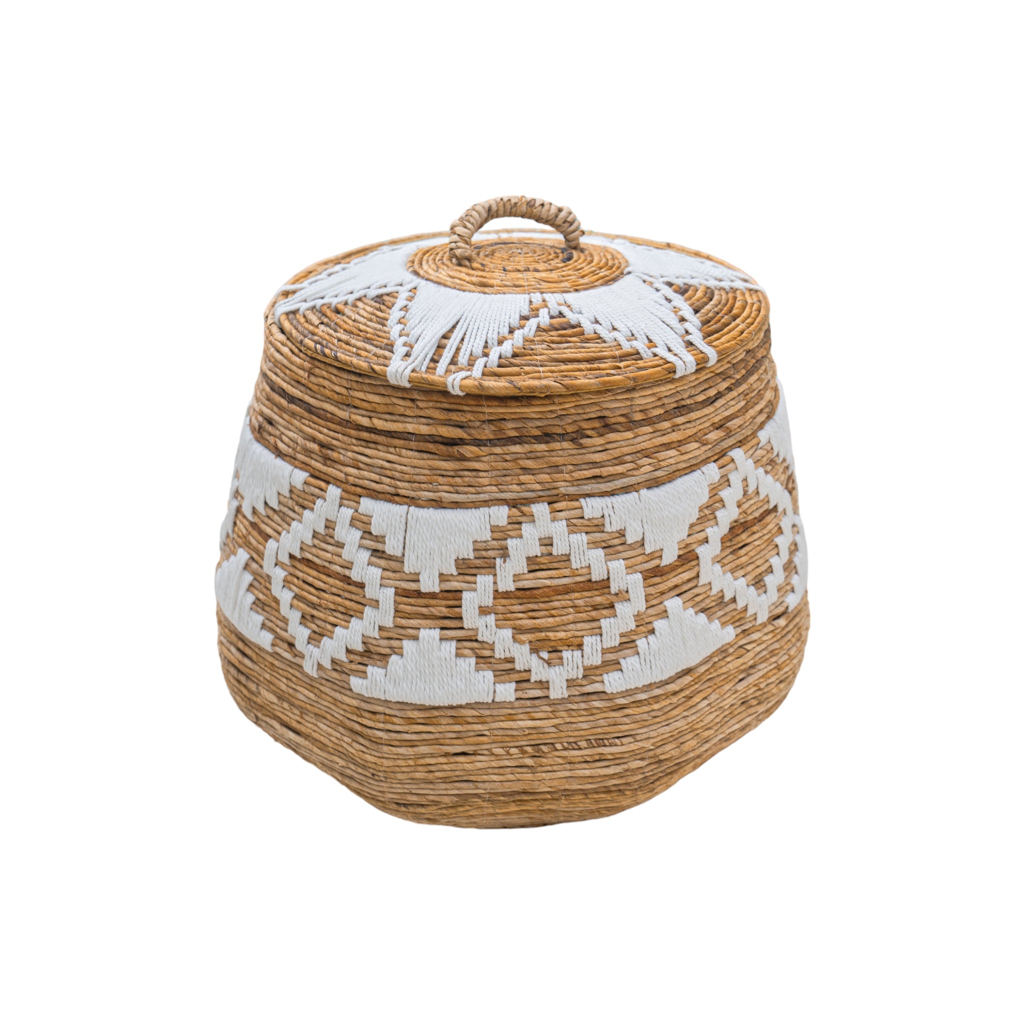 Banana Fronds Basket with Handle