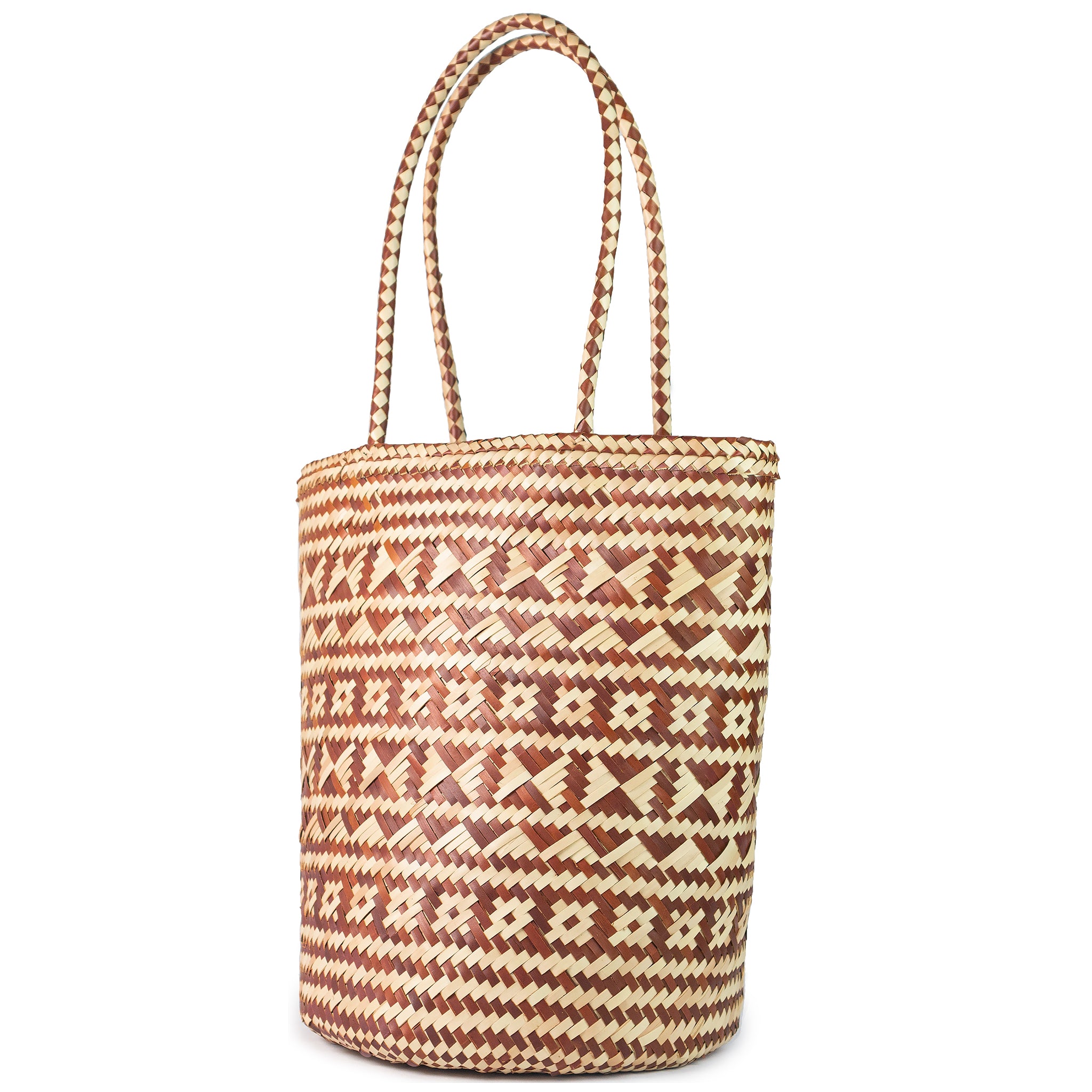 Palm Leaf Shopper Market Tote