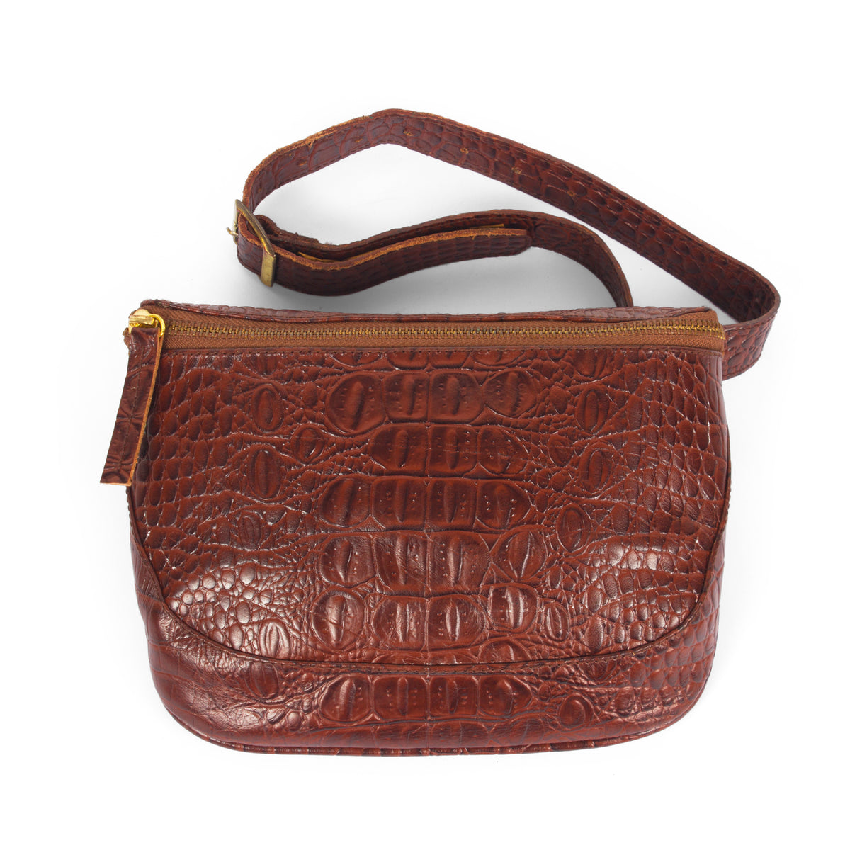 Soho-Croco Belt Bag-Burgundy – The Artisan & Company