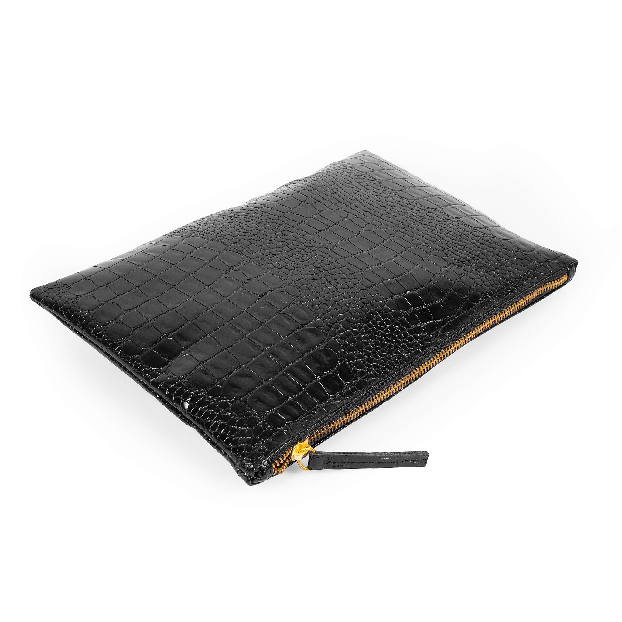 flat clutch purse, Black Handbag, leather clutch bags