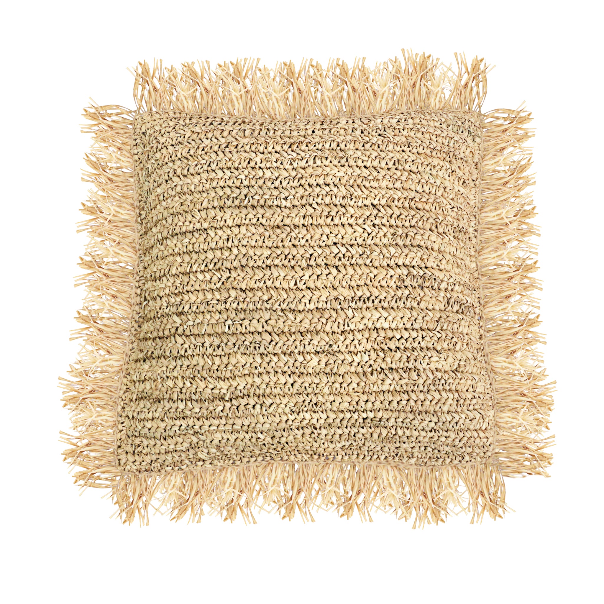 Natural Raffia Pillow case