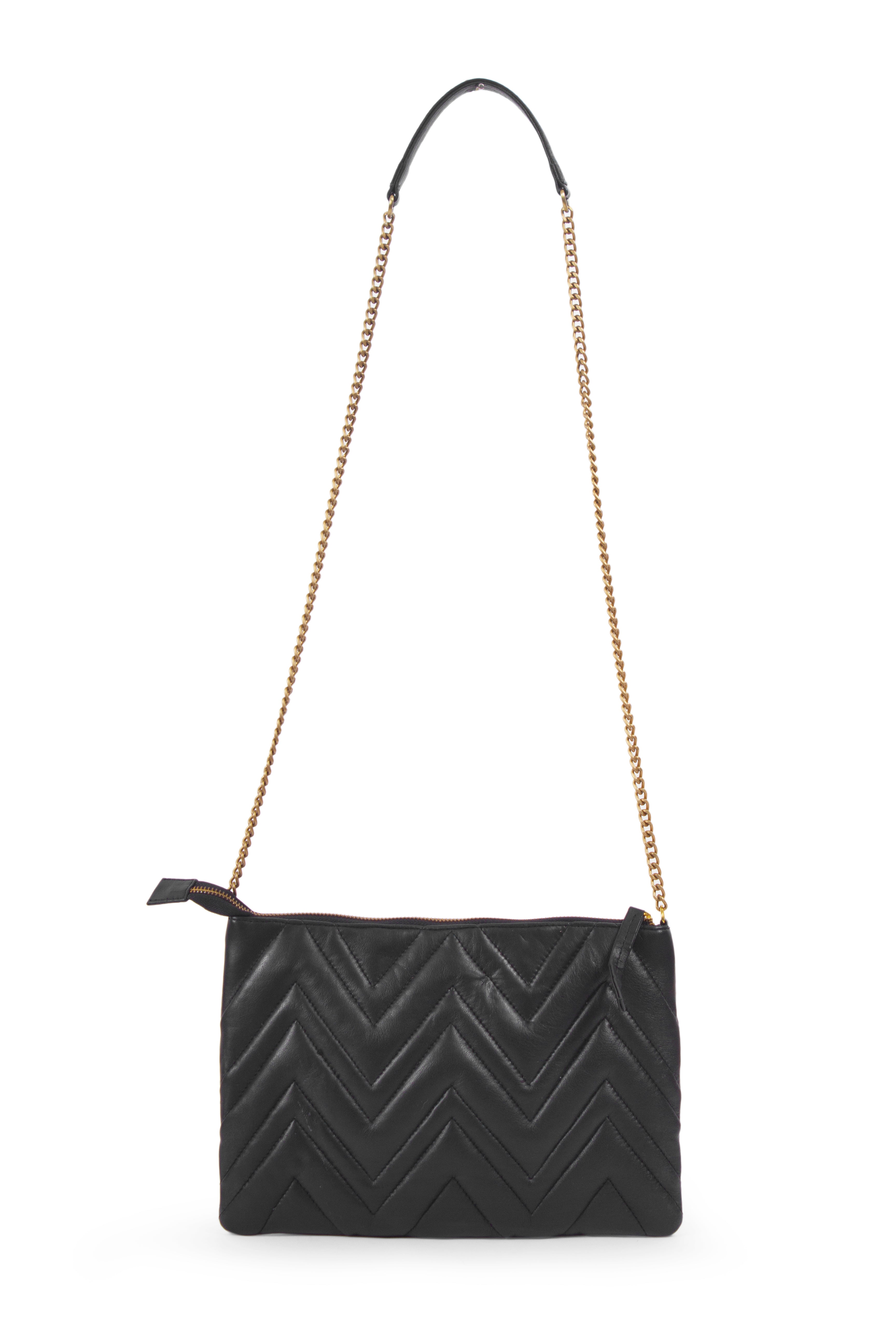 Matelassé leather clutch purse; Matelassé crossbody handbag; leather clutch; medium leather clutch; crossbody Matelassé clutch bag