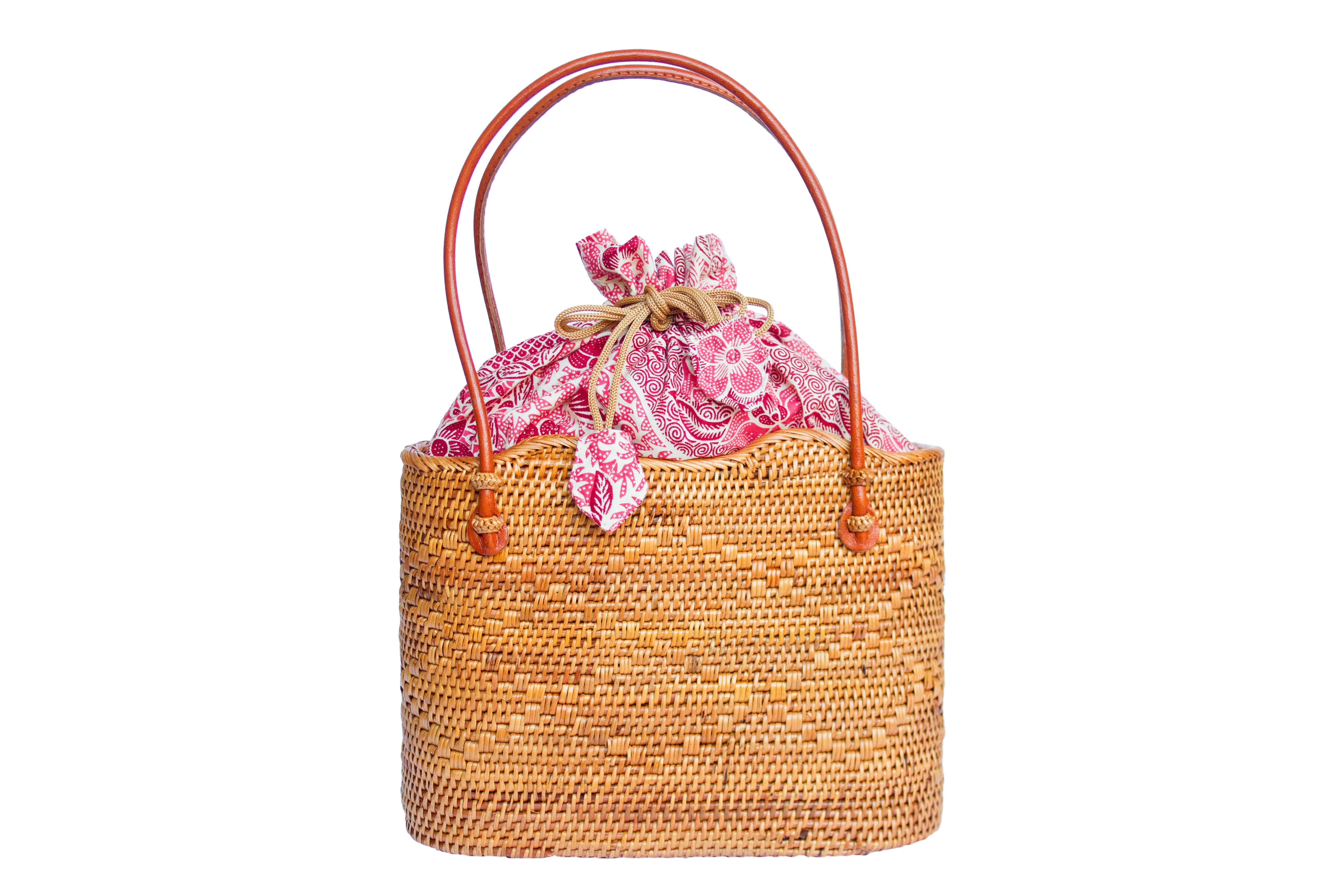 Simple Basket Shoulder Tote Bag