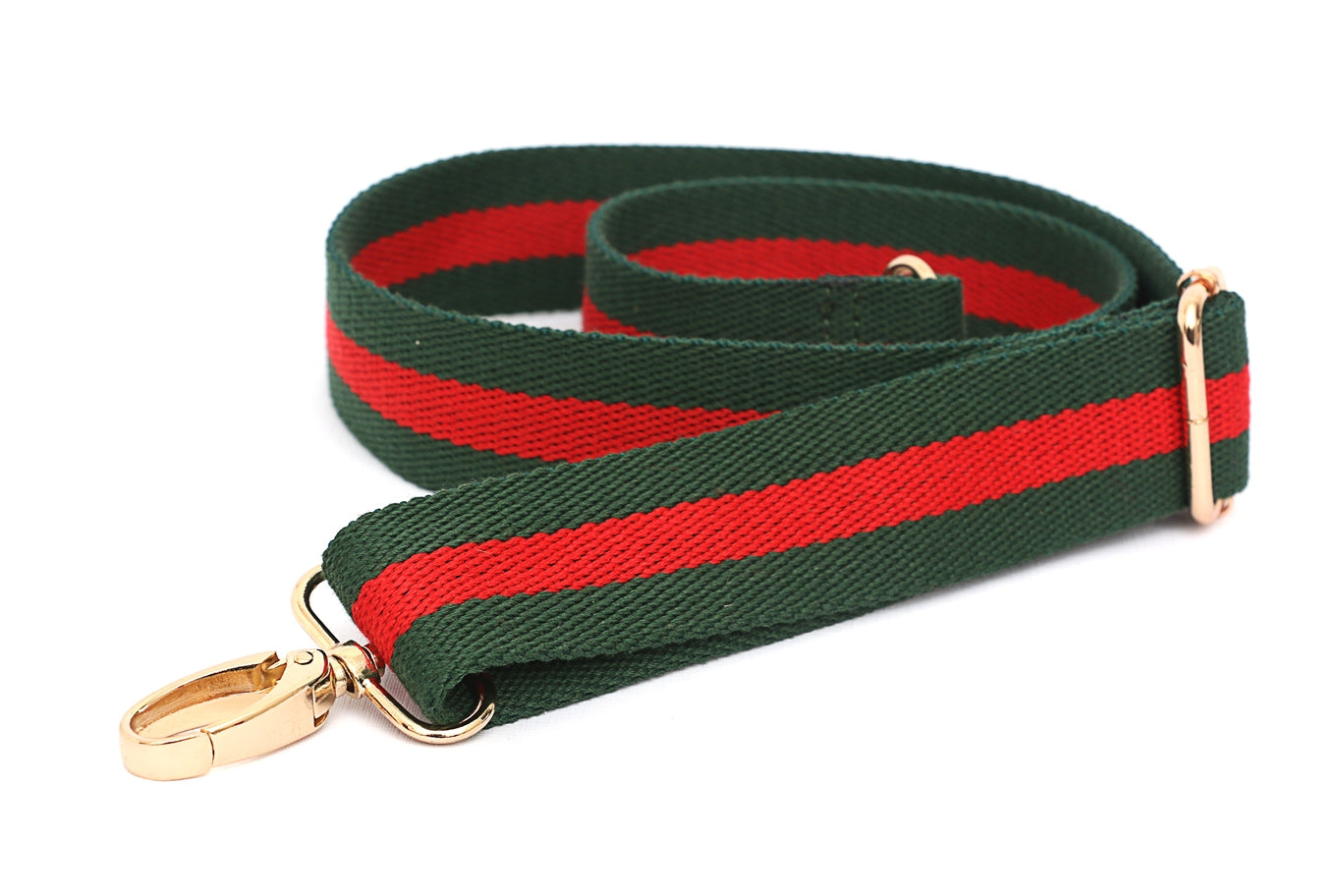 Red and Green Guitar Crossbody Strap