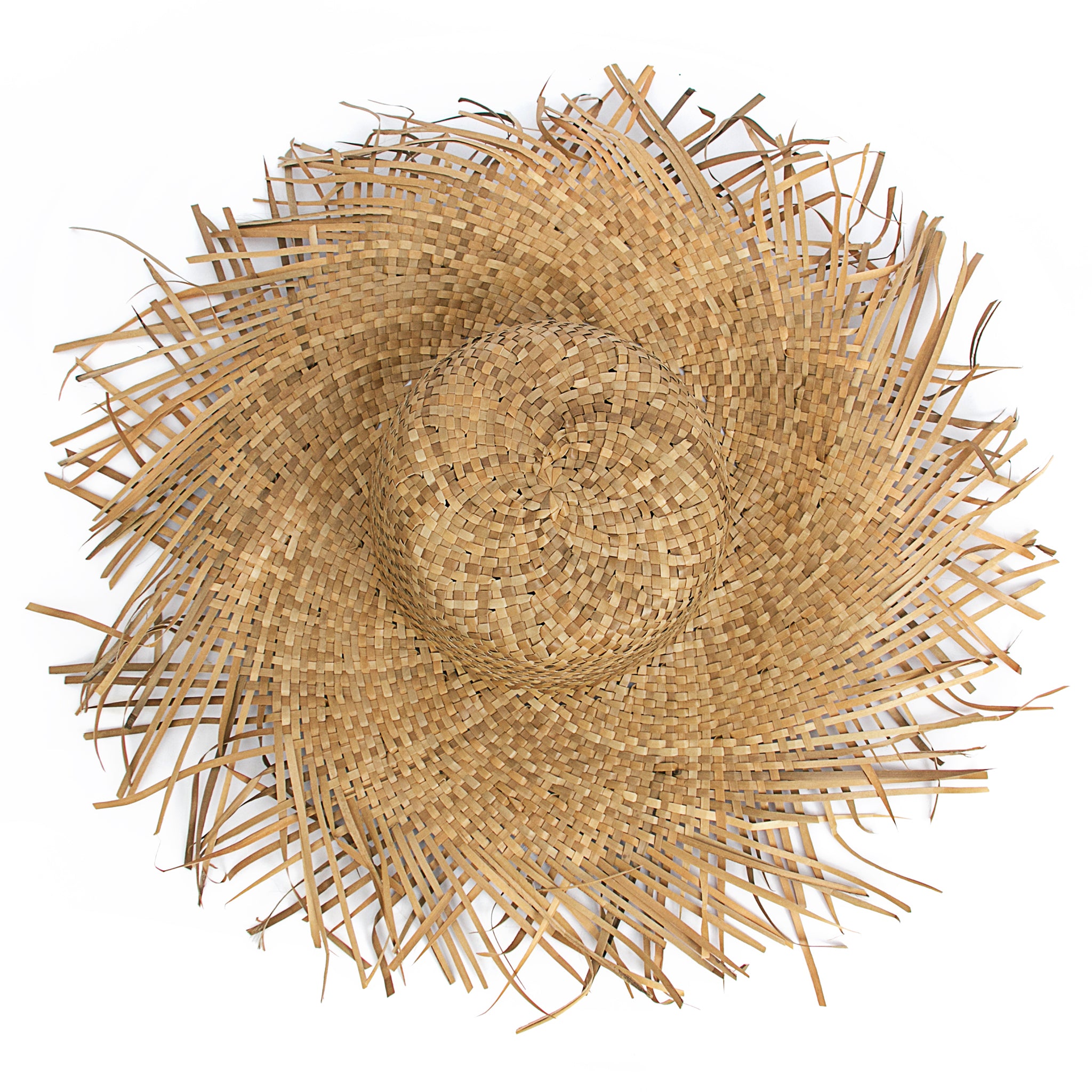 Wide Brim Raffia Straw Hat