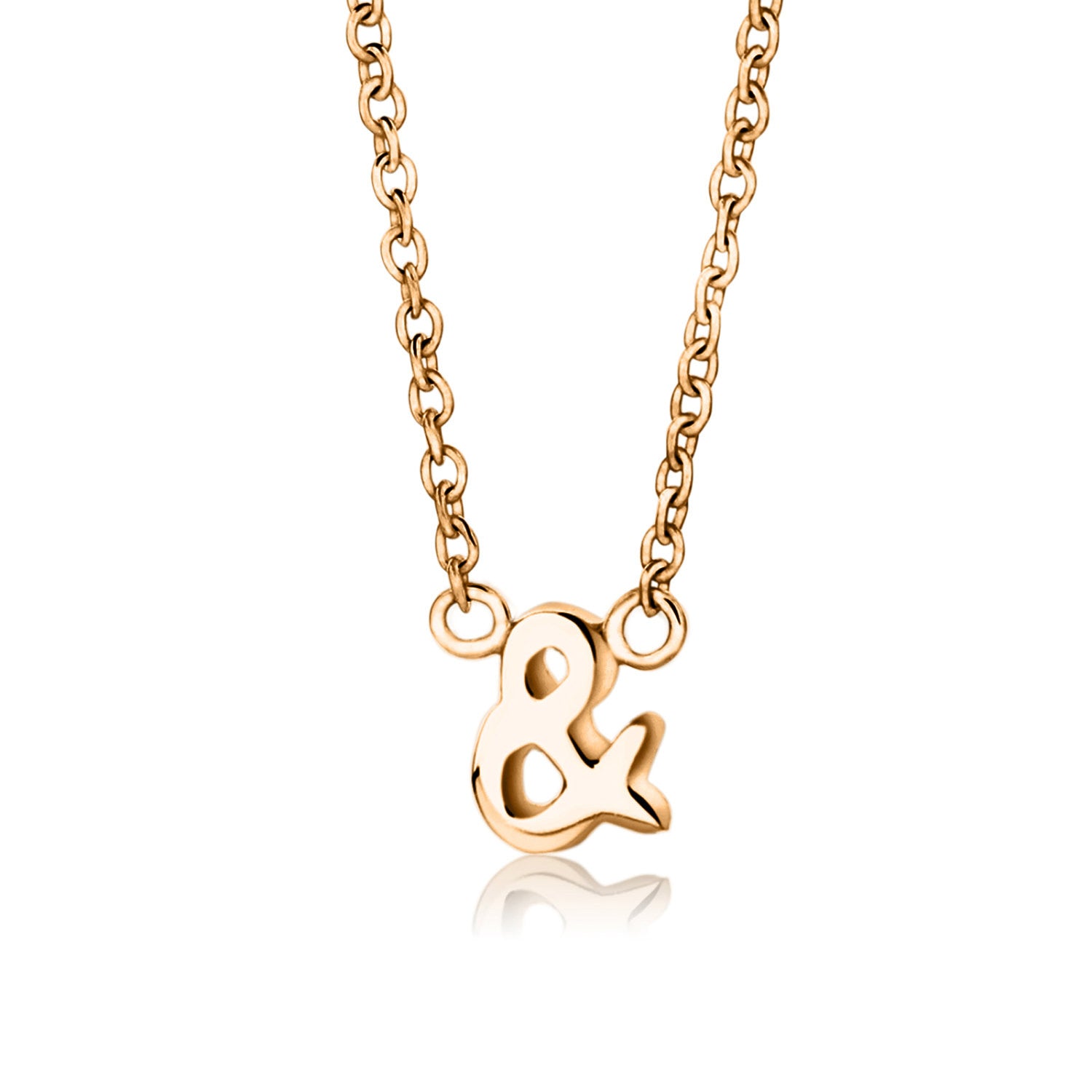 Necklace; Jewelry; Charm; Ampersand; Valentines' Day Gift idea; Jewelry for girls; Symbol ampersand charm necklace