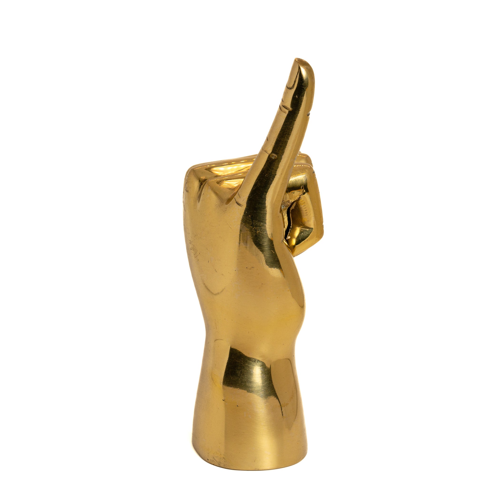 Shaka Brass Hand Decorative Sculpture