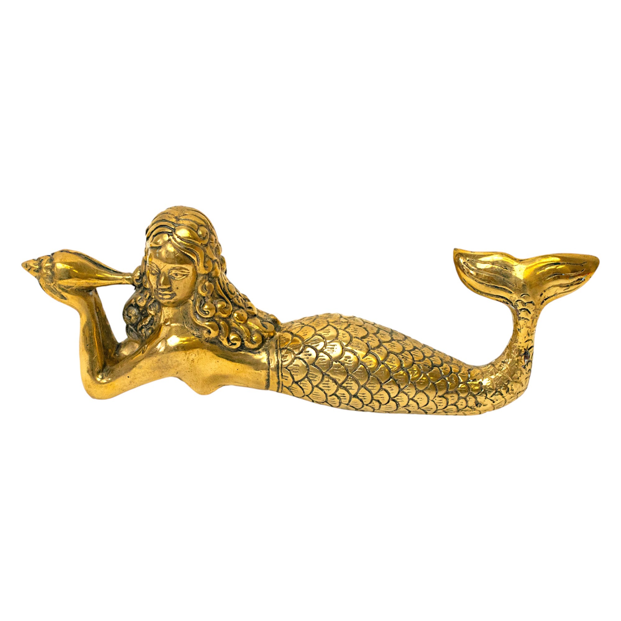 Brass Mermaid Decorative Object