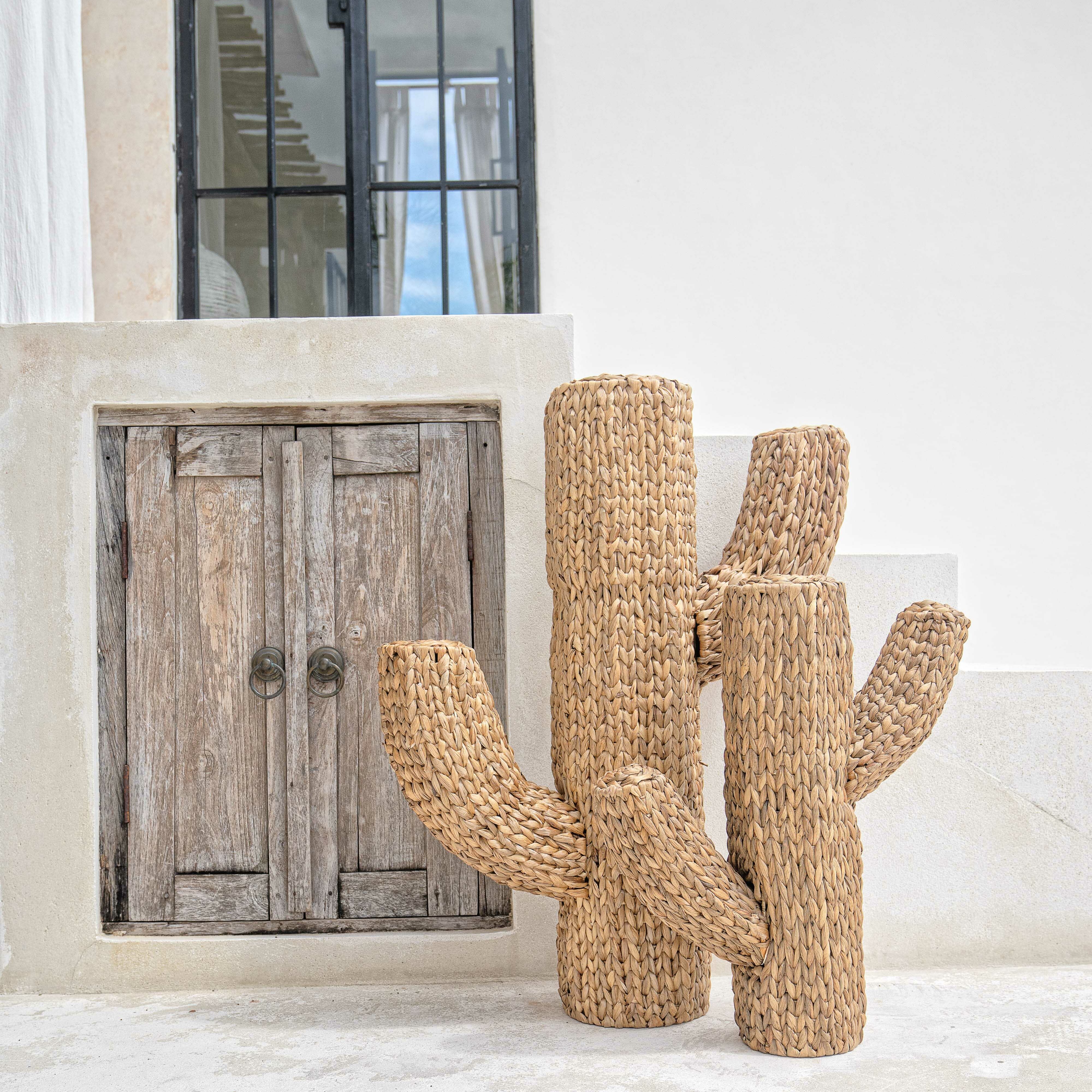 Raffia Decorative Cactus-Set of 2