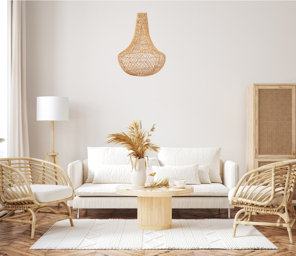 Ibiza Rattan Pendant Ceiling Light