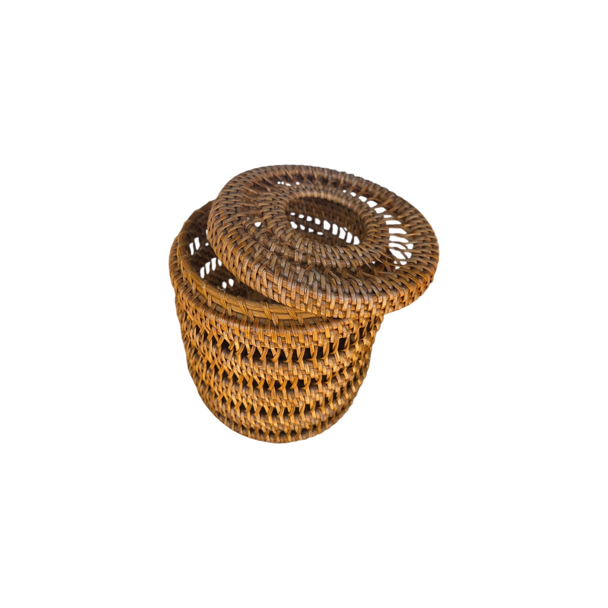 Rattan Tissue Box Cover | Handwoven Natural Wicker Holder