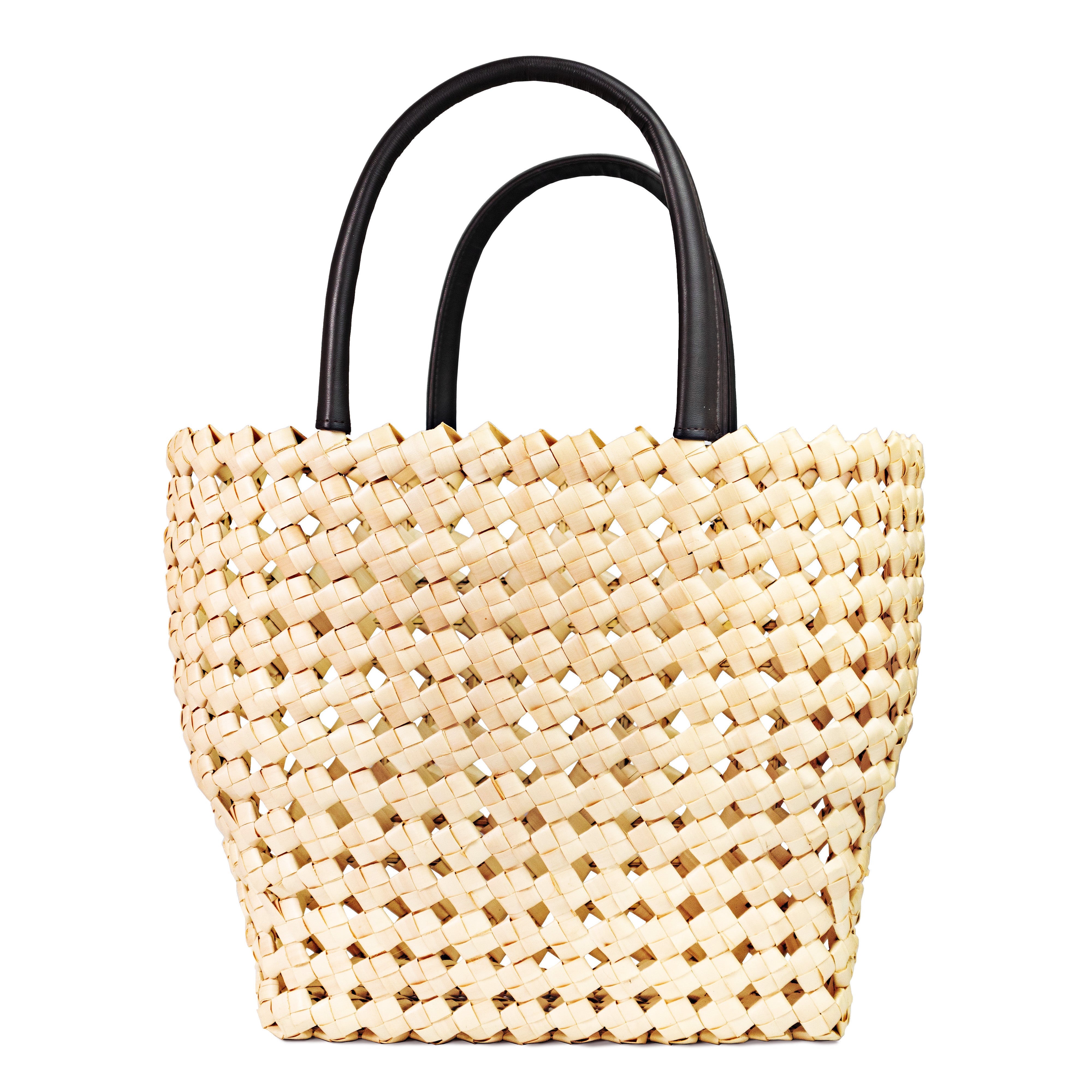 Everyday-Market Tote Basket Bag-Palm Leaf