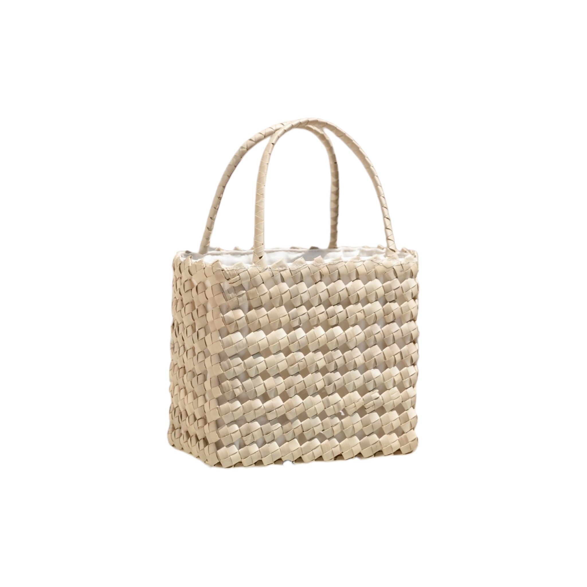 Petite Parisian Woven Tote Bag