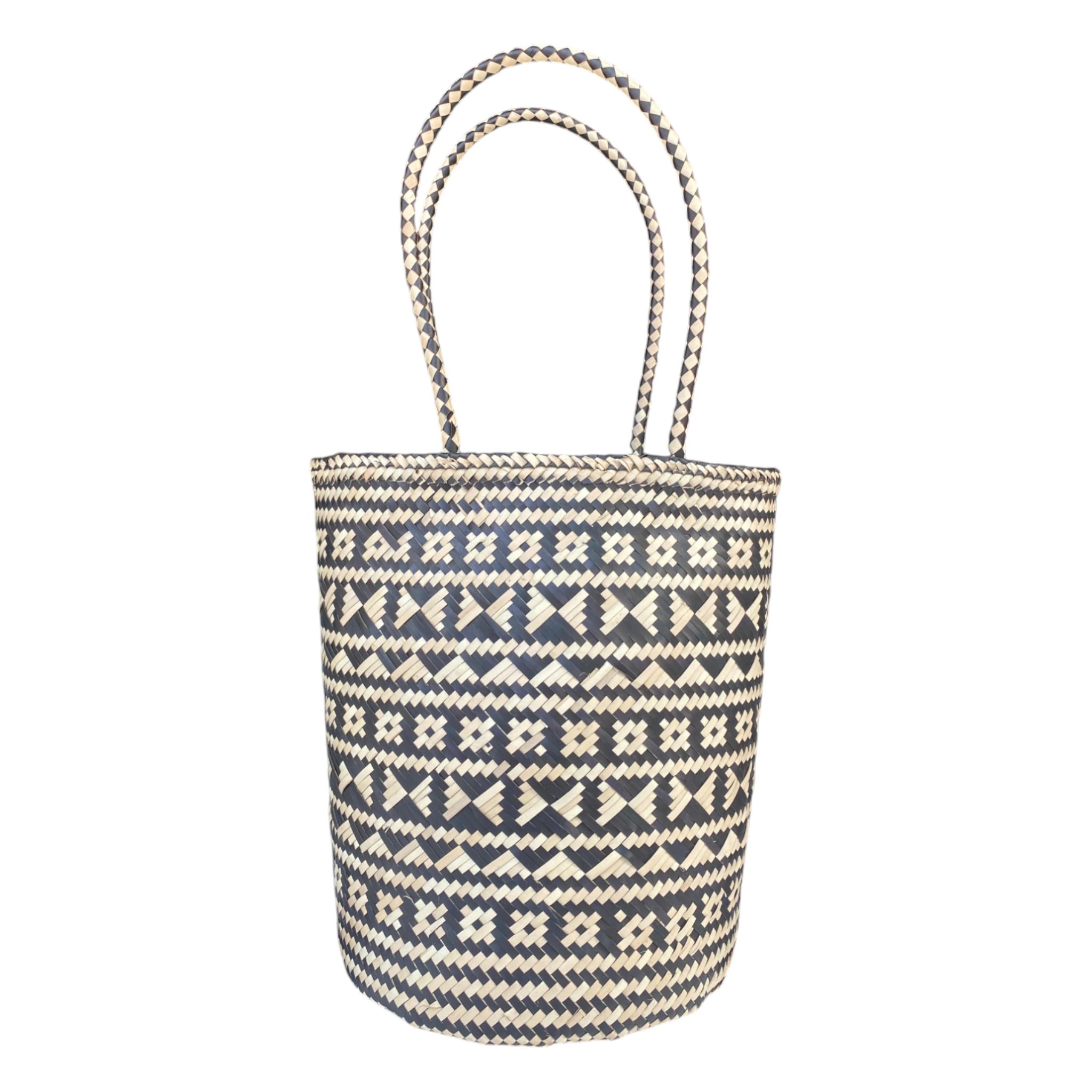 Palm Leaf Shopper Market Tote