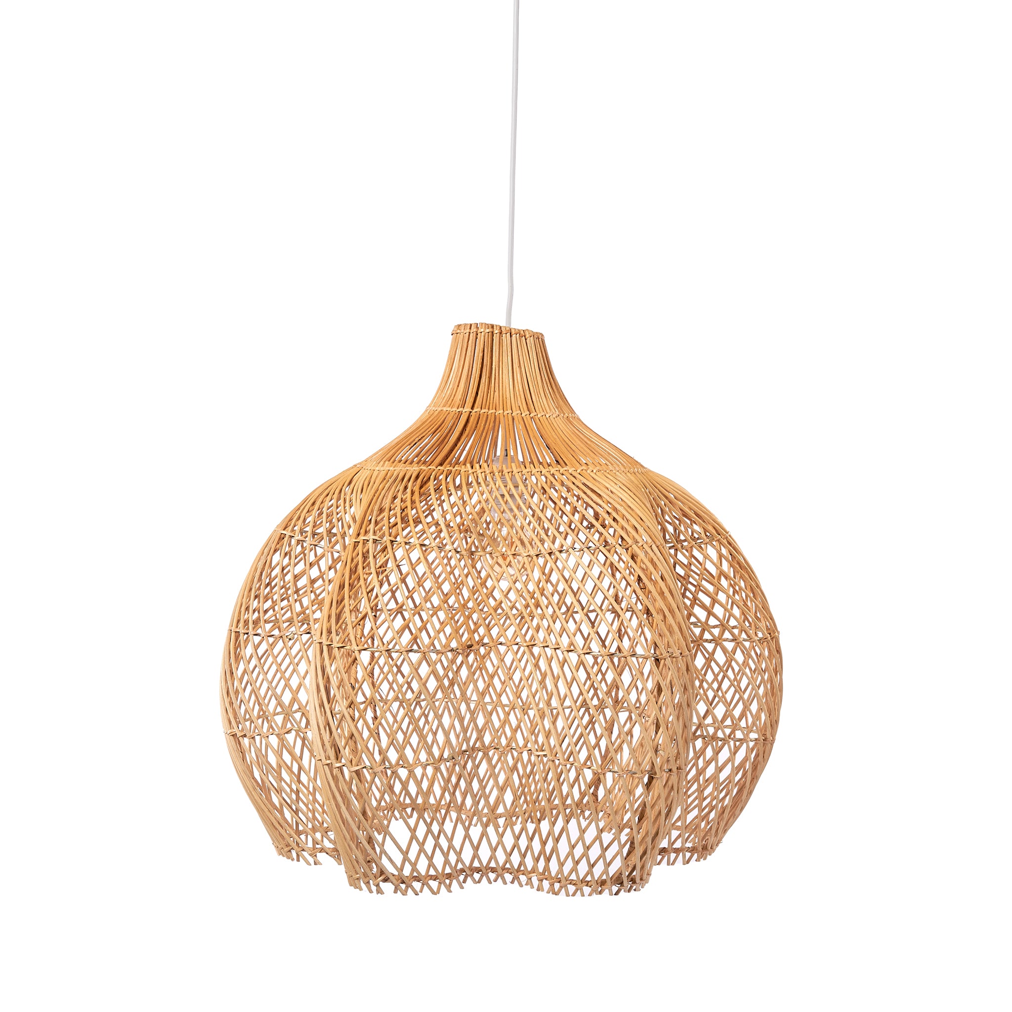 Natural Rattan Pendant Hanging Ceiling Lamp