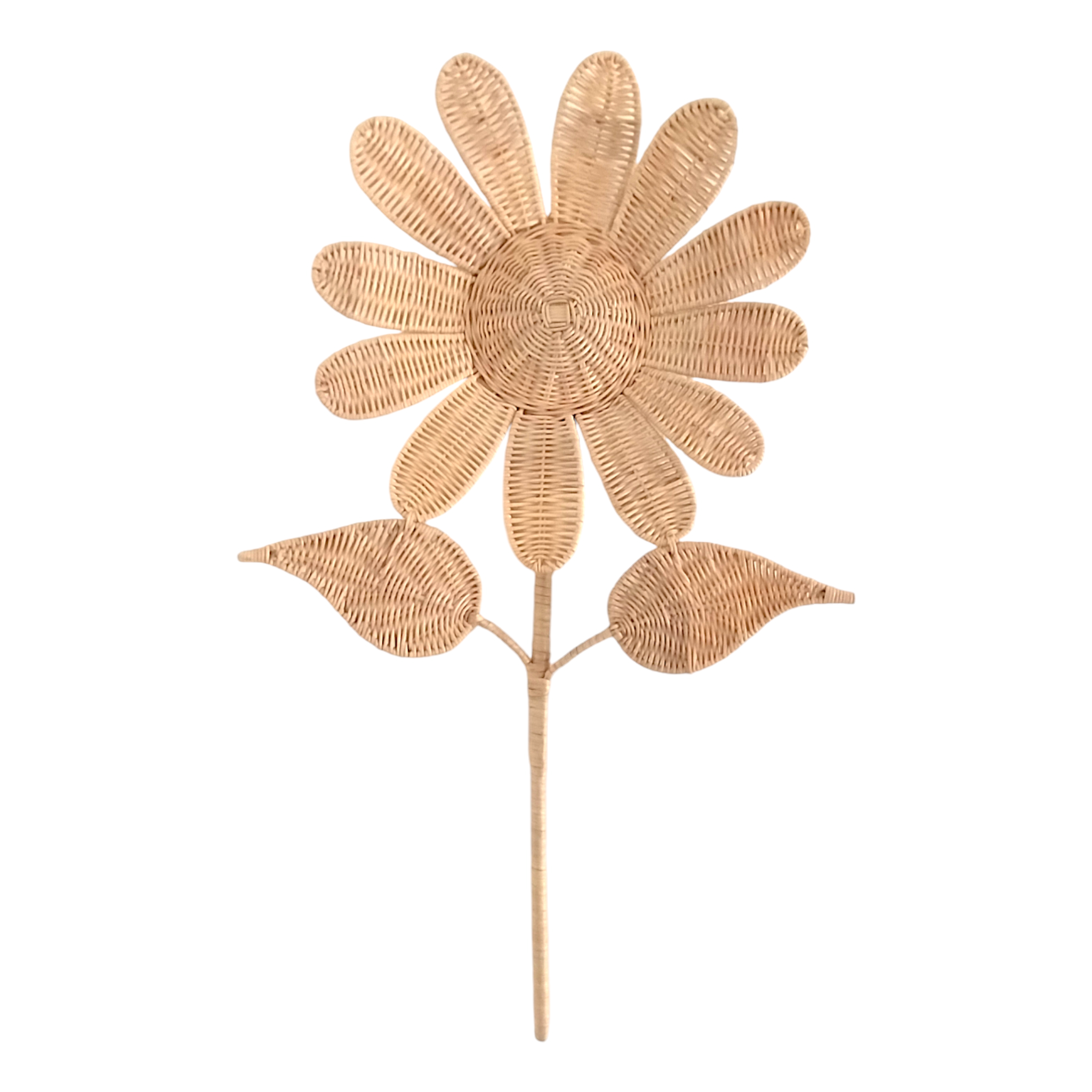 Rattan Sun Flower Wall Decoration