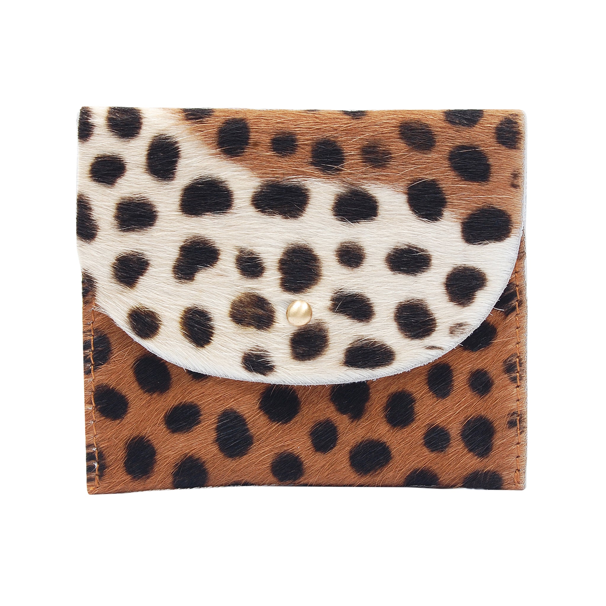 Animal Print Mini Envelope Wallet