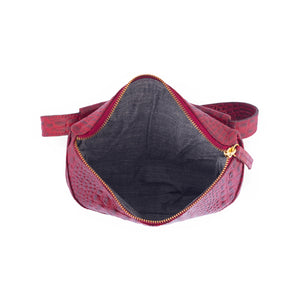 Soho-Croco Belt Bag-Burgundy – The Artisan & Company