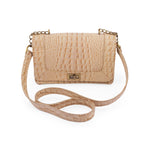 Becca-Crossbody Messenger Bag-Cream